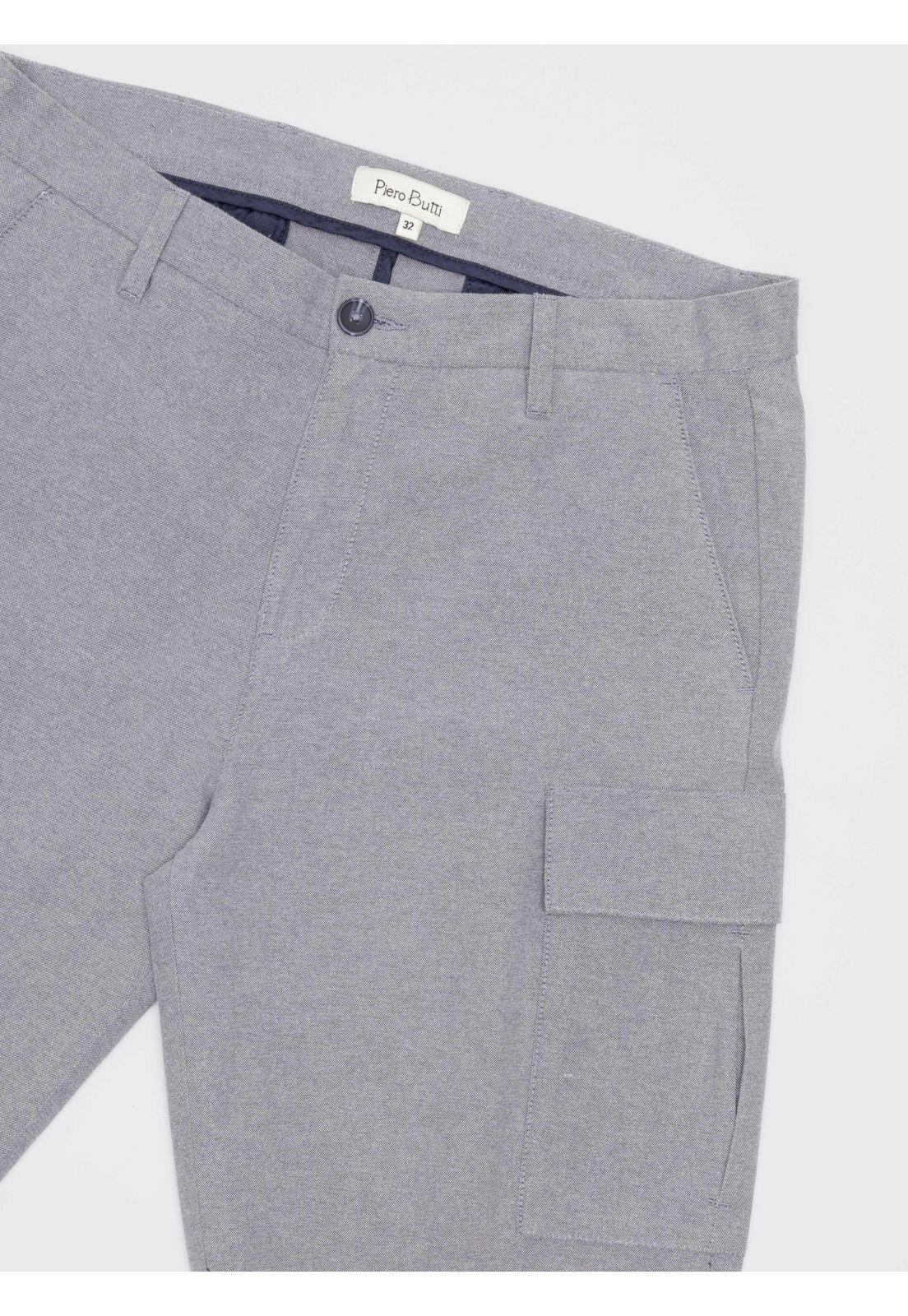 Bermuda Cargo Regular Fit Azul Marino Piero Butti PBDVC11NB-4