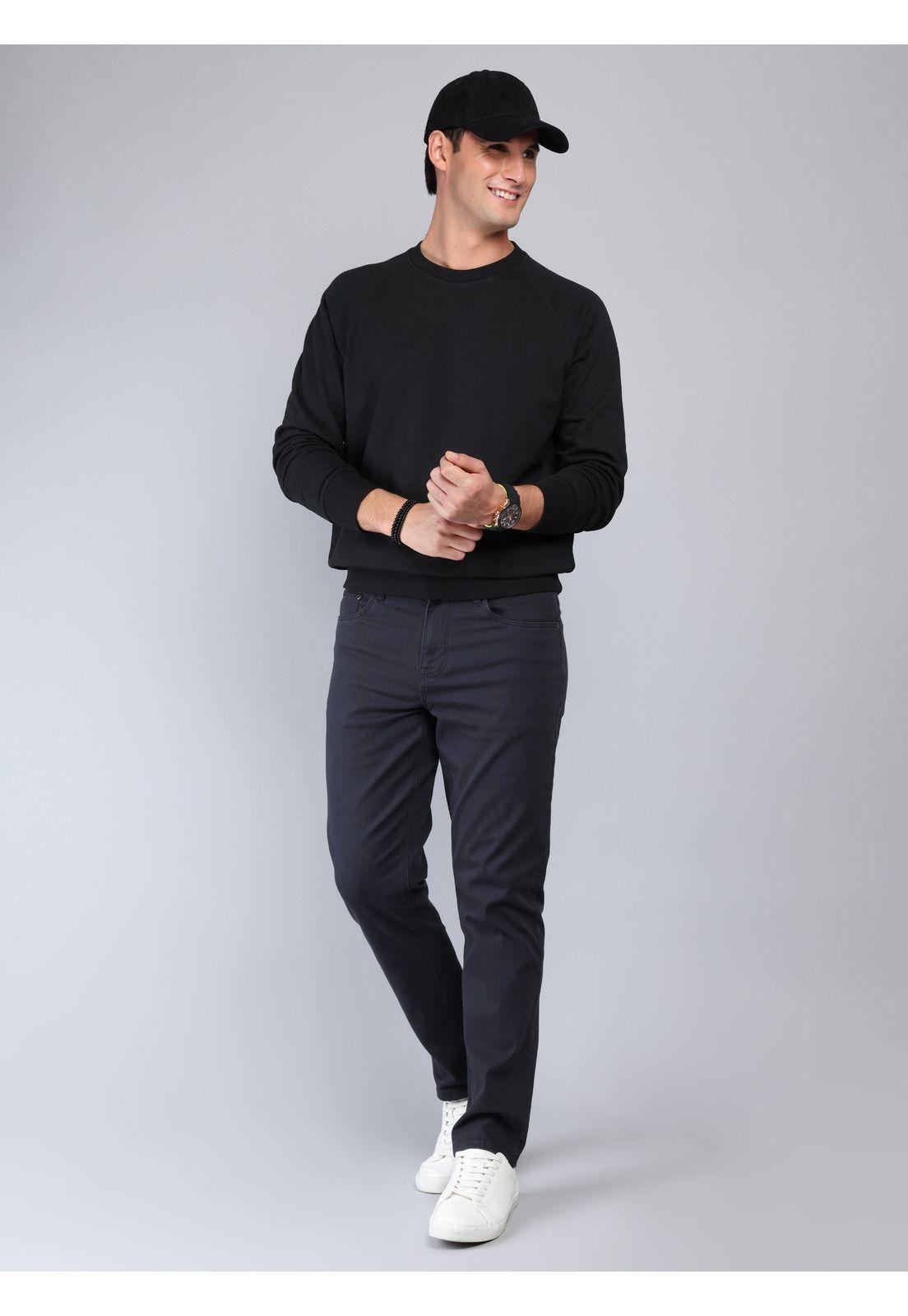 Polerón Cuello Redondo Regular Fit Negro Piero Butti PBCIJ92NE-3