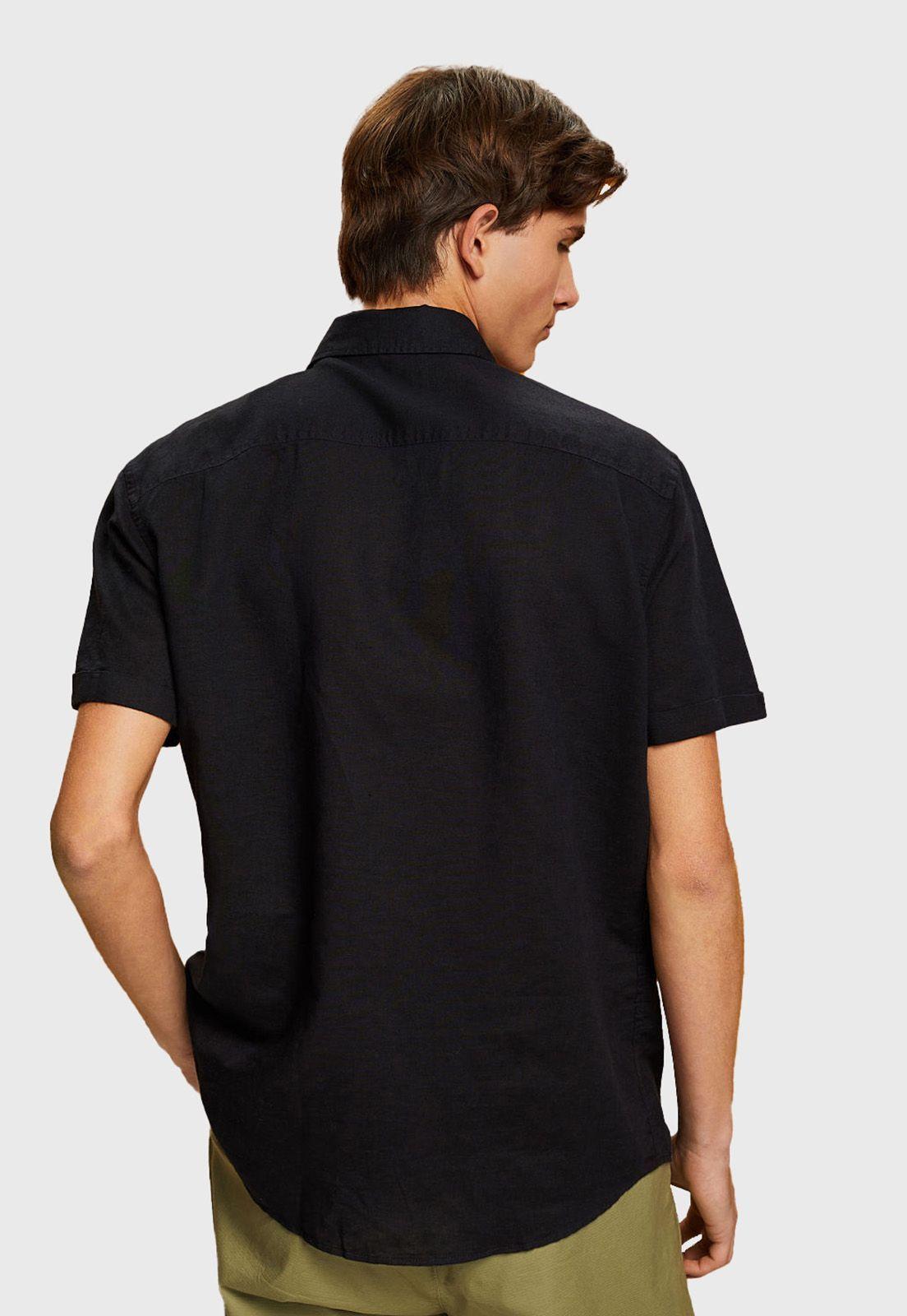 Camisa De Manga Corta Hombre Esprit-1