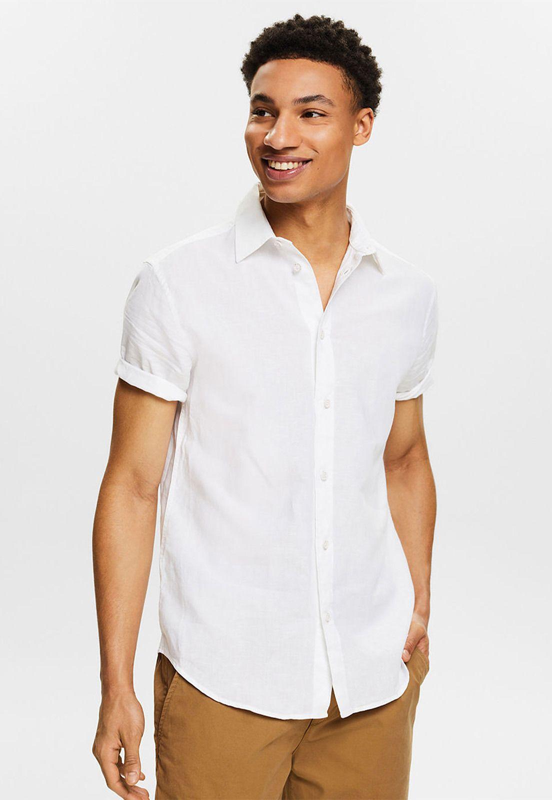 Camisa De Manga Corta Hombre Esprit 994EE2F303-0