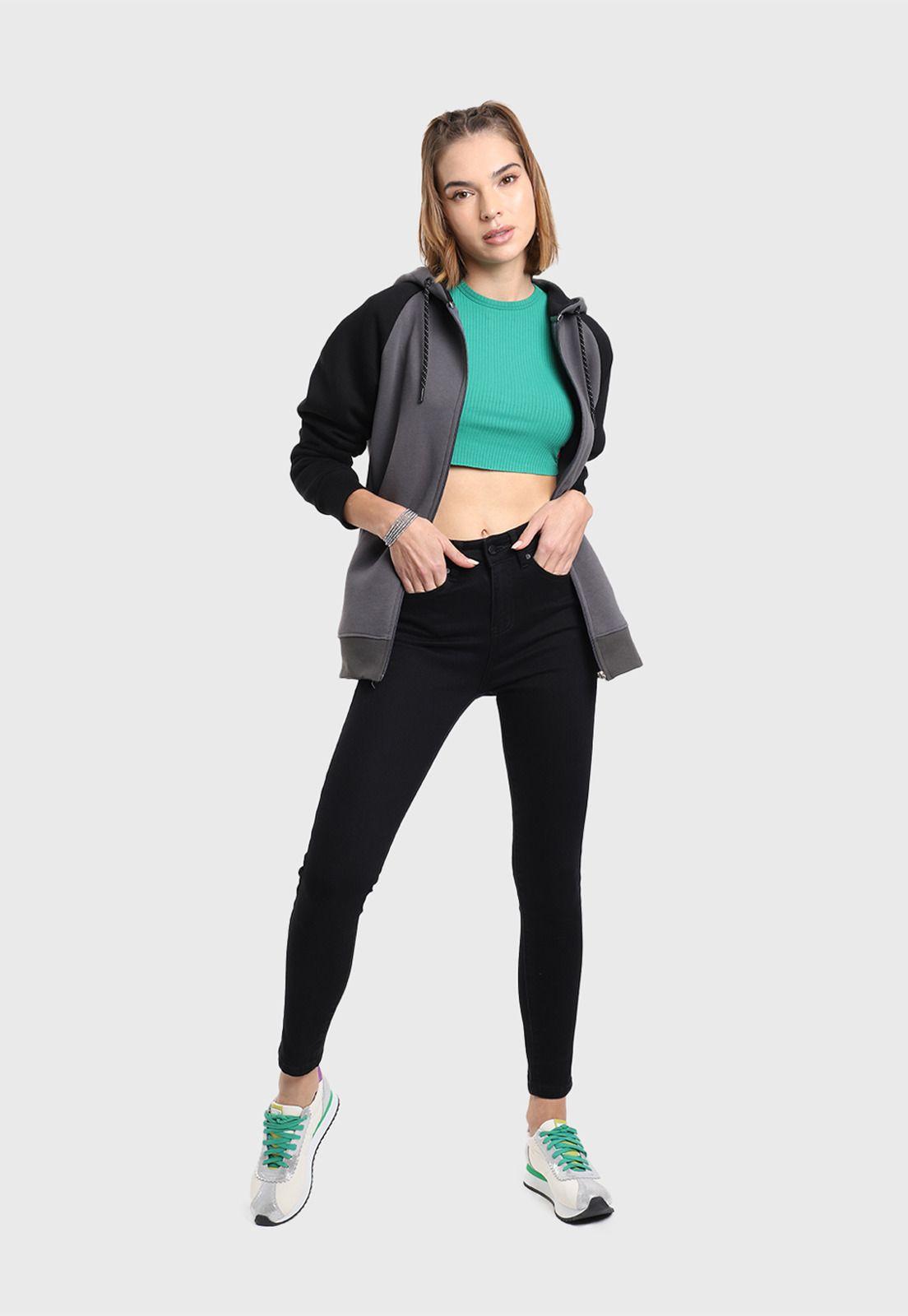 Poleron Mujer con Capucha Soviet SIPL26WGR-4