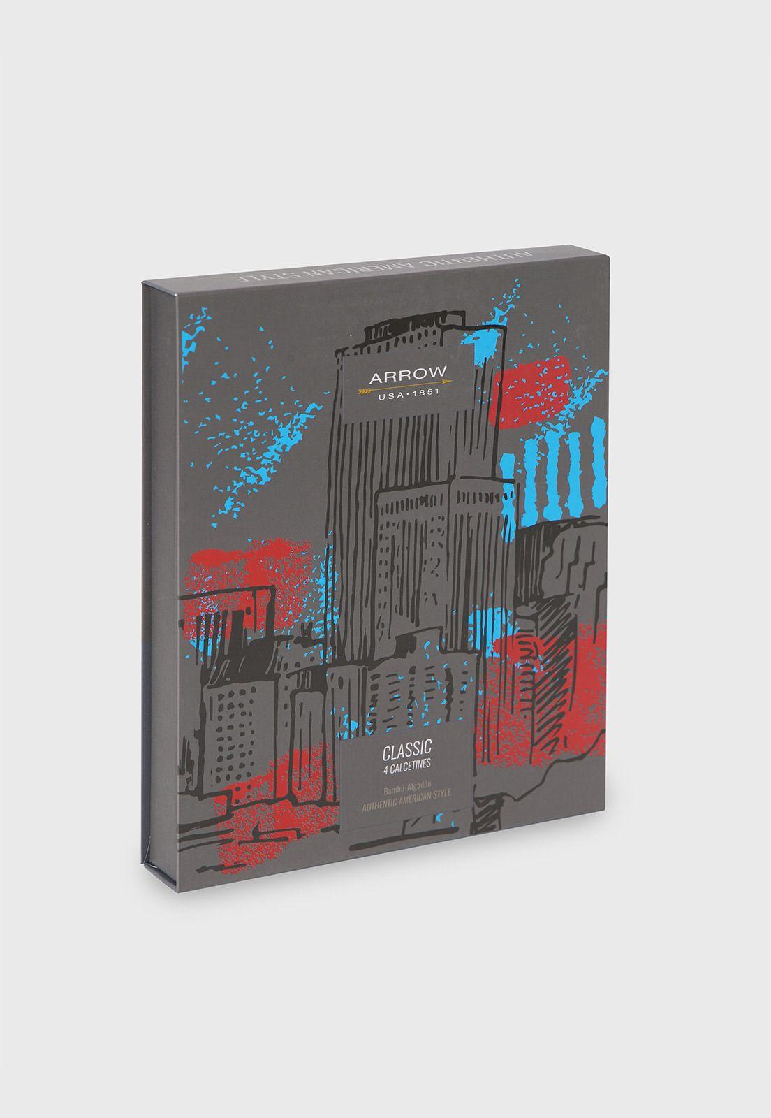 Caja Calcetines 4 Unidades Classic Arrow CP42401SU-5