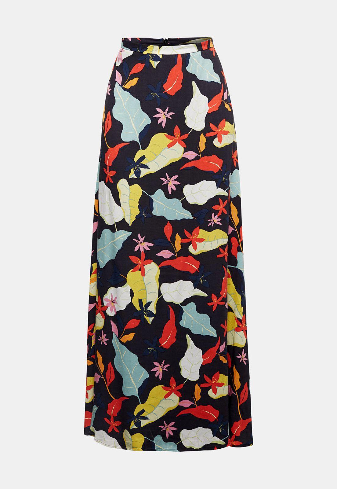 En LENZING™ ECOVERO™: maxifalda estampada-3