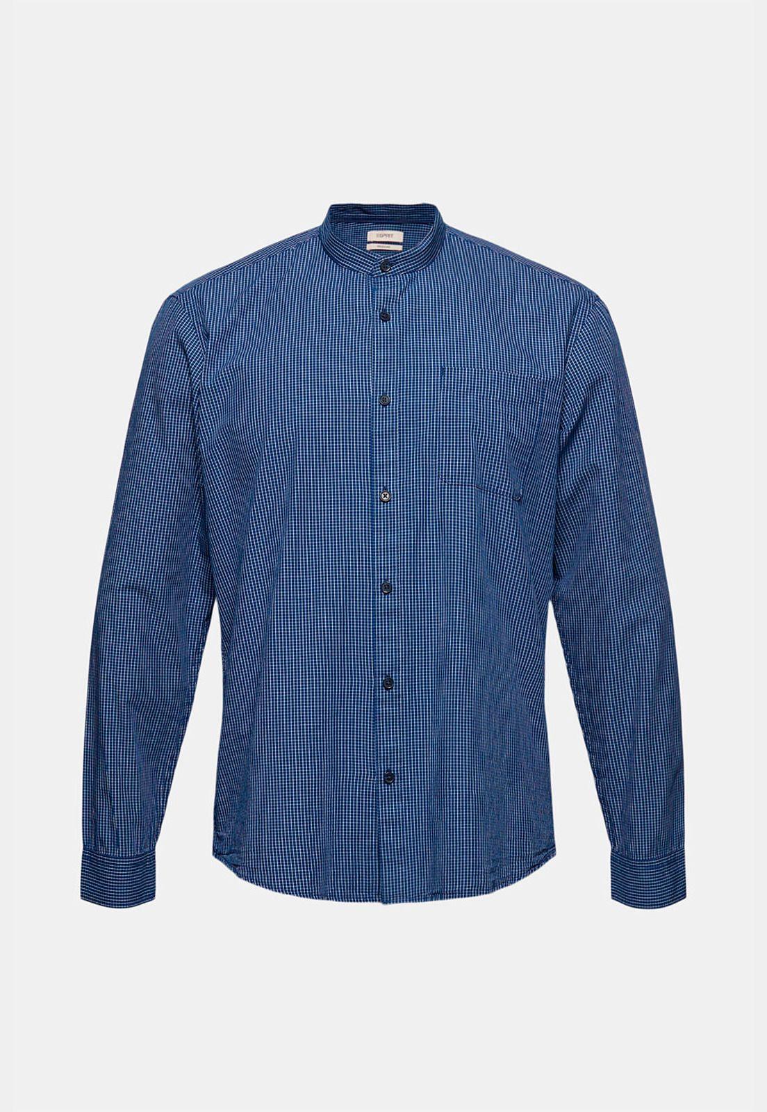 Camisa Hombre Manga Larga Regular A Cuadros Esprit-7