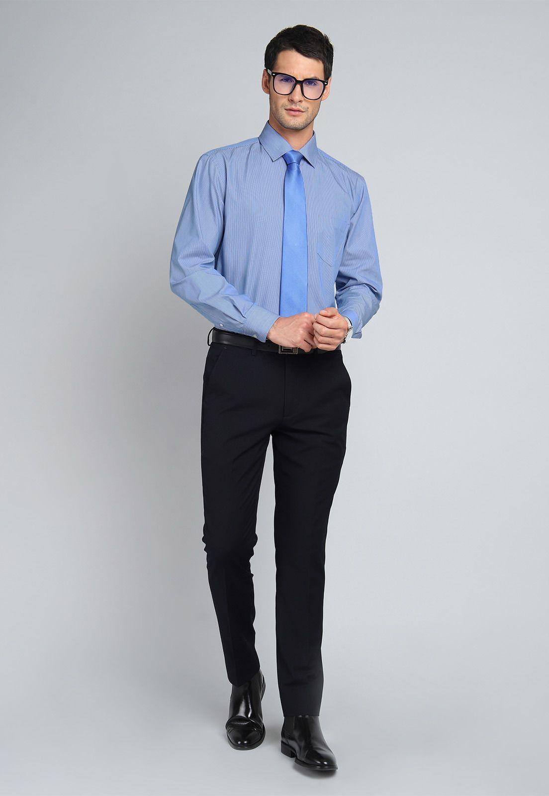 Camisa Formal A Rayas Van Heusen VHCM318AZ-4