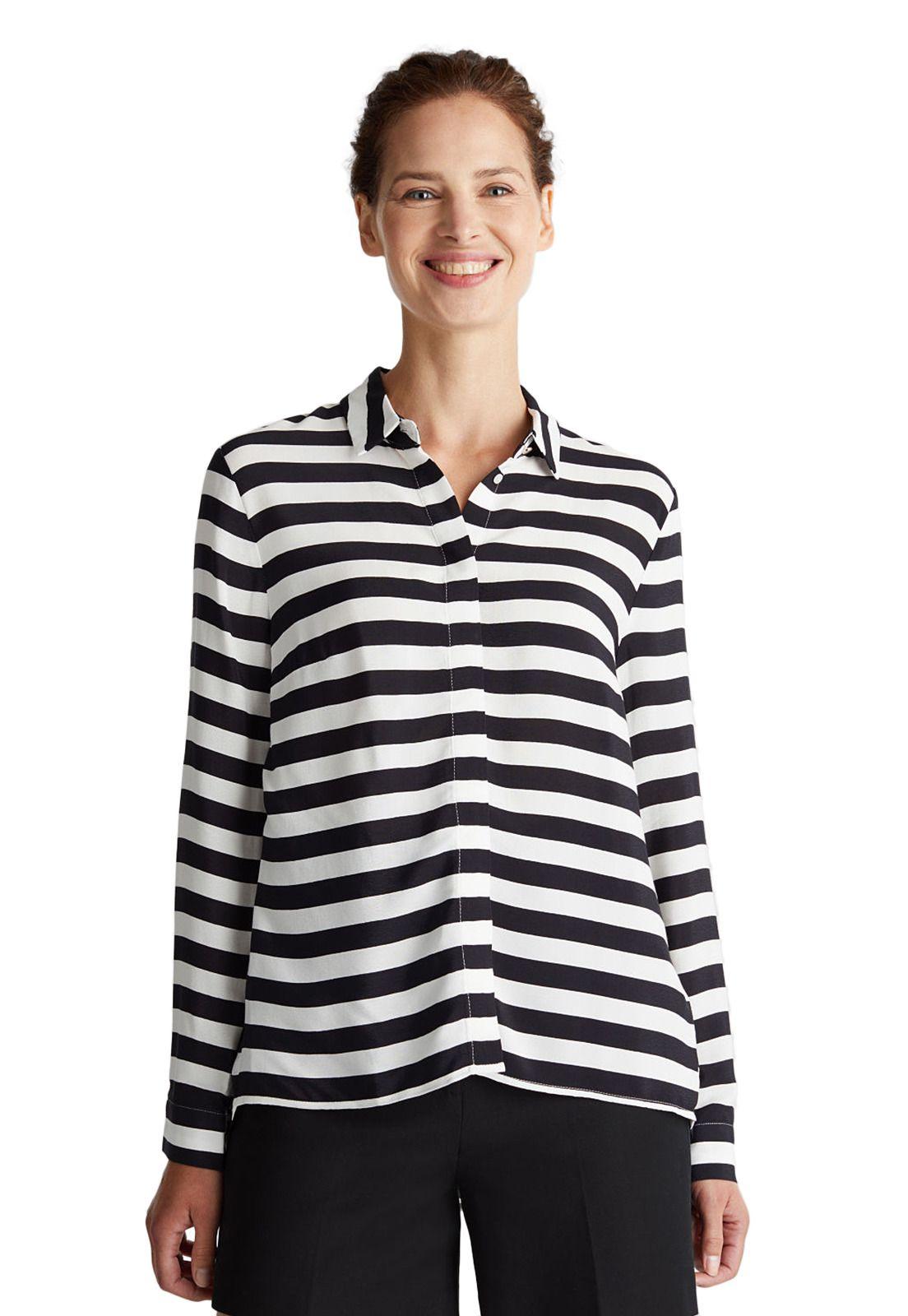 Blusa crepé, LENZING™ ECOVERO™-0
