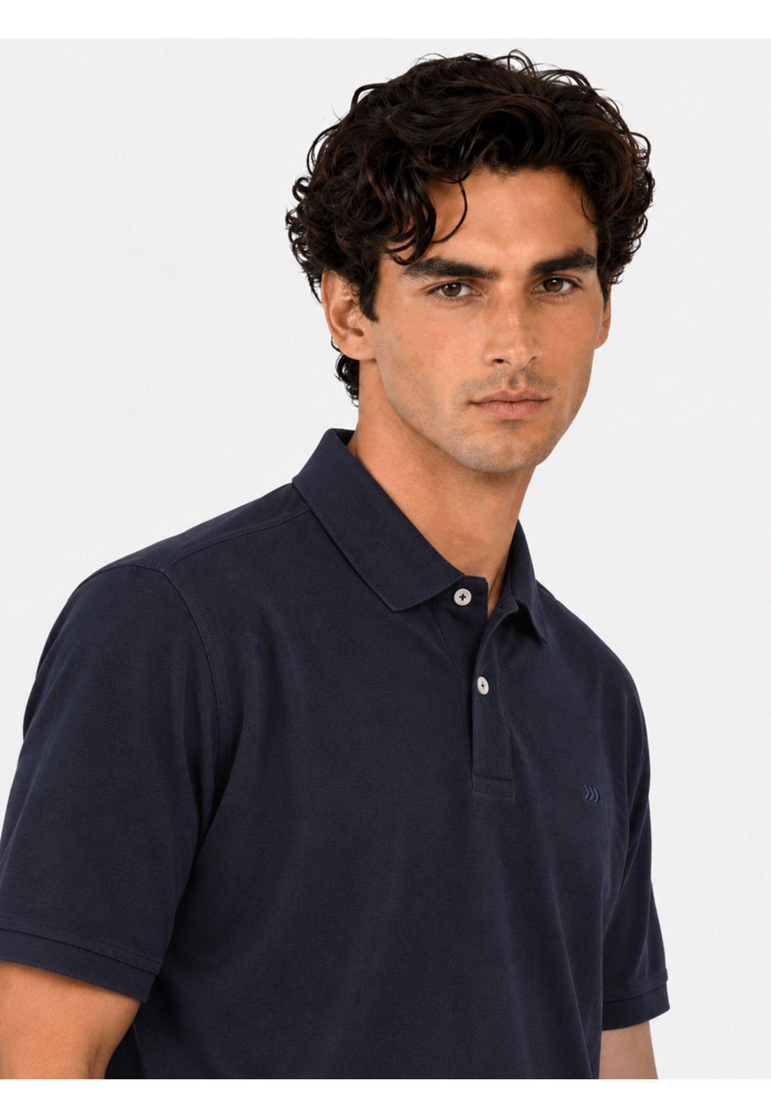 Polera Pique Regular Fit Azul Marino Arrow PO34030NB-2