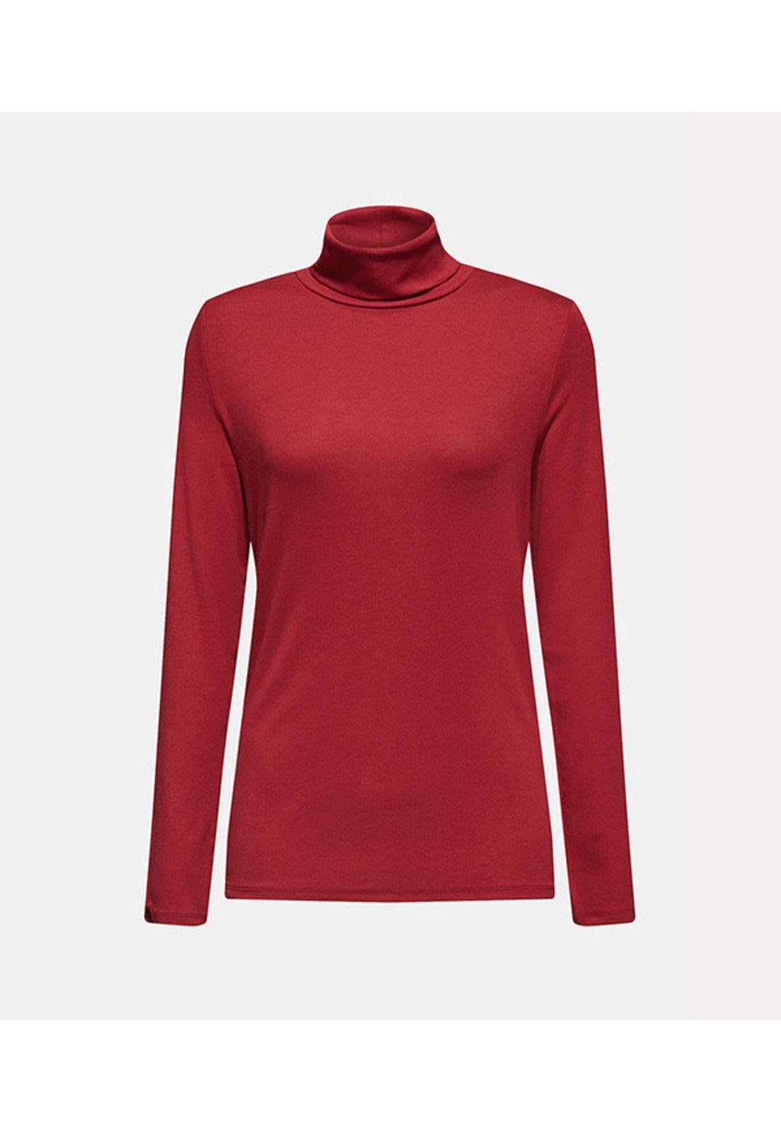 Polera de manga larga con cuello alto-7