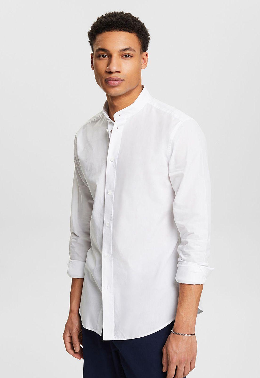 Camisa Con Cuello Mao Hombre Esprit 024EE2F303-0