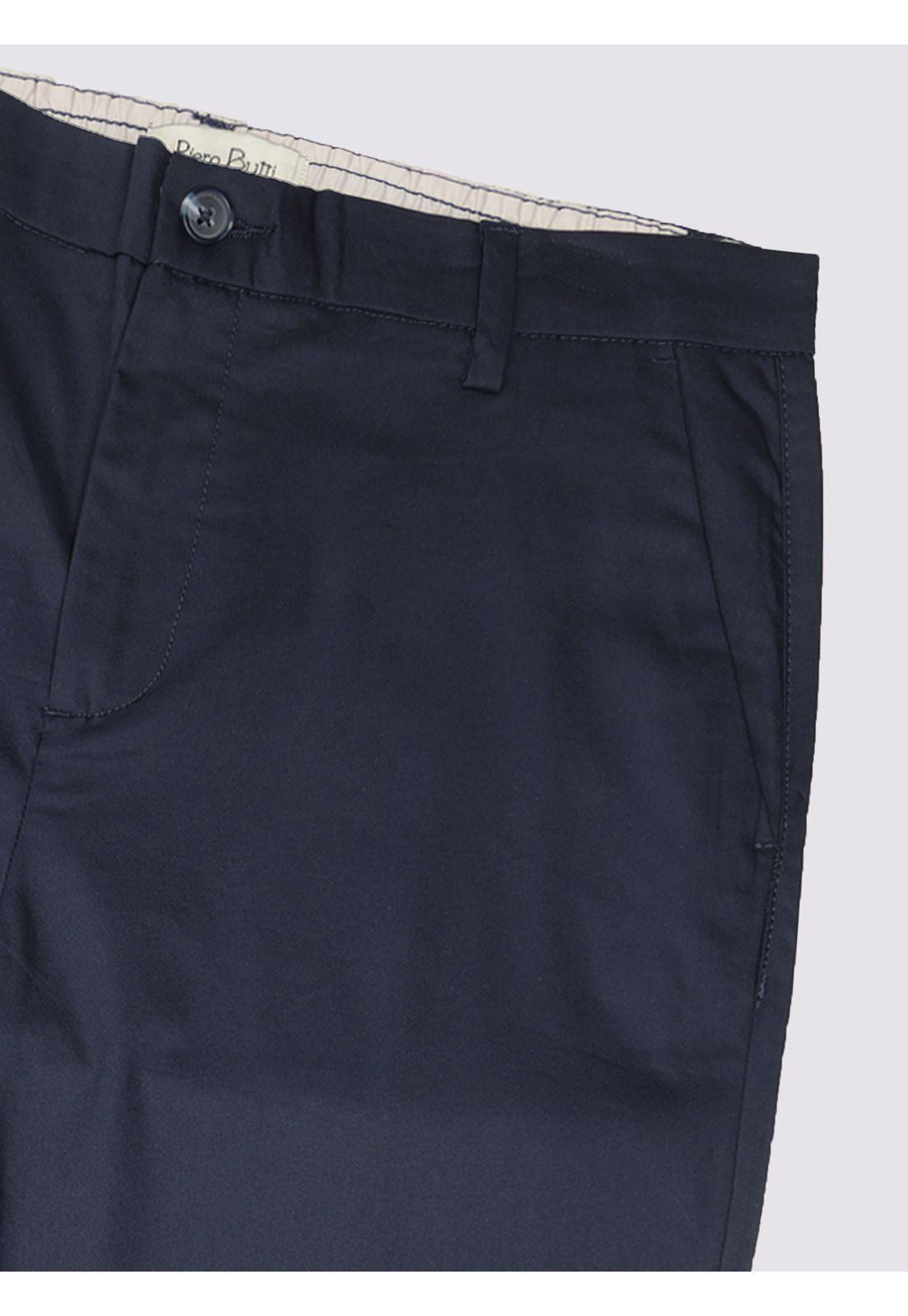 Pantalón Liso Spandex Regular Fit Azul Marino Piero Butti PBDVB03NB-4
