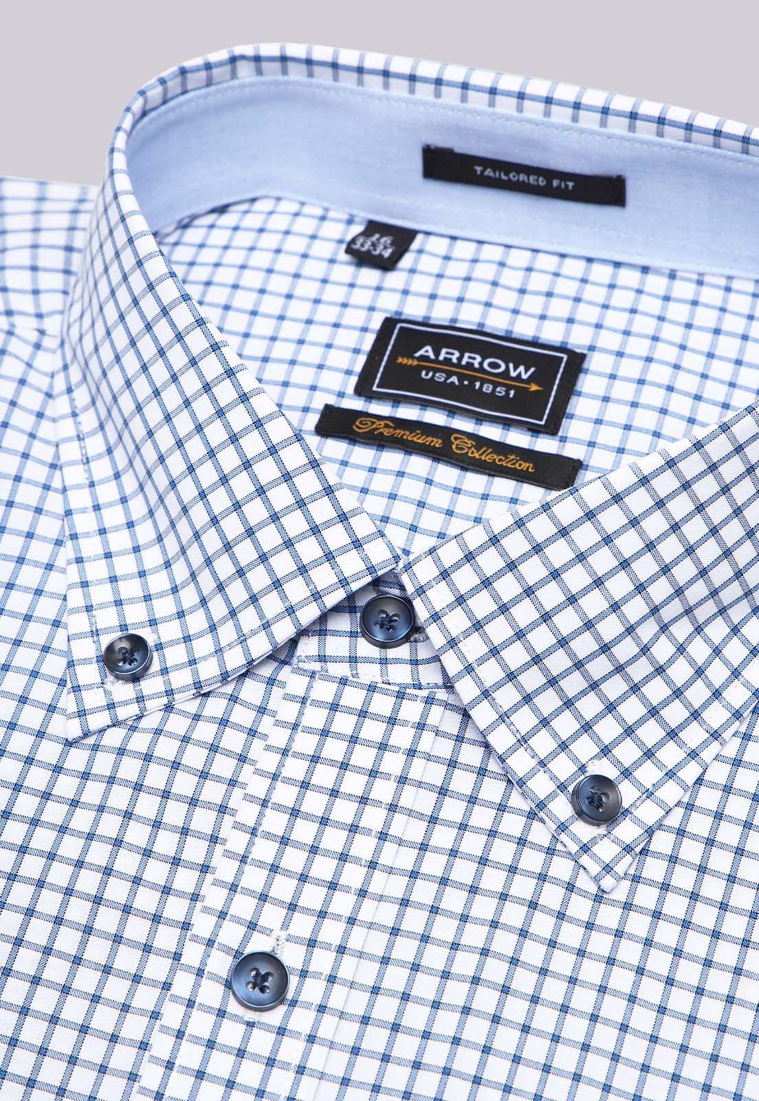 Camisa Formal A Cuadros Arrow ARM0412AZ-1