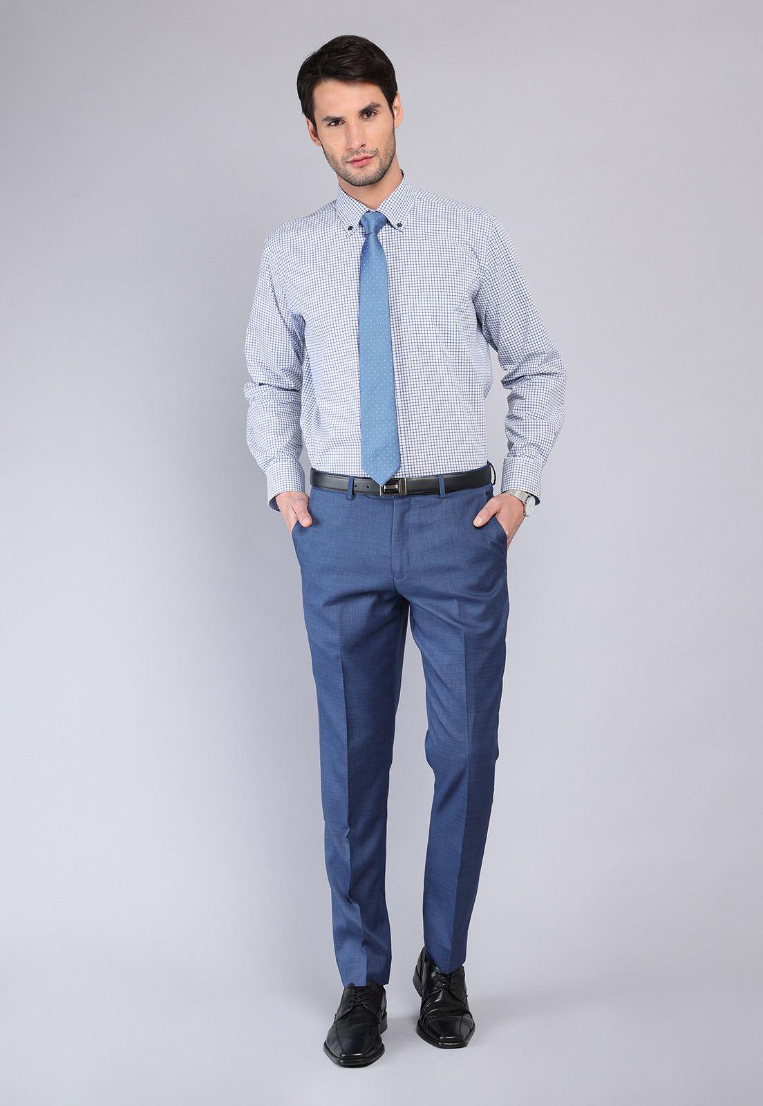Camisa Formal A Cuadros Arrow ARM0412AZ-4