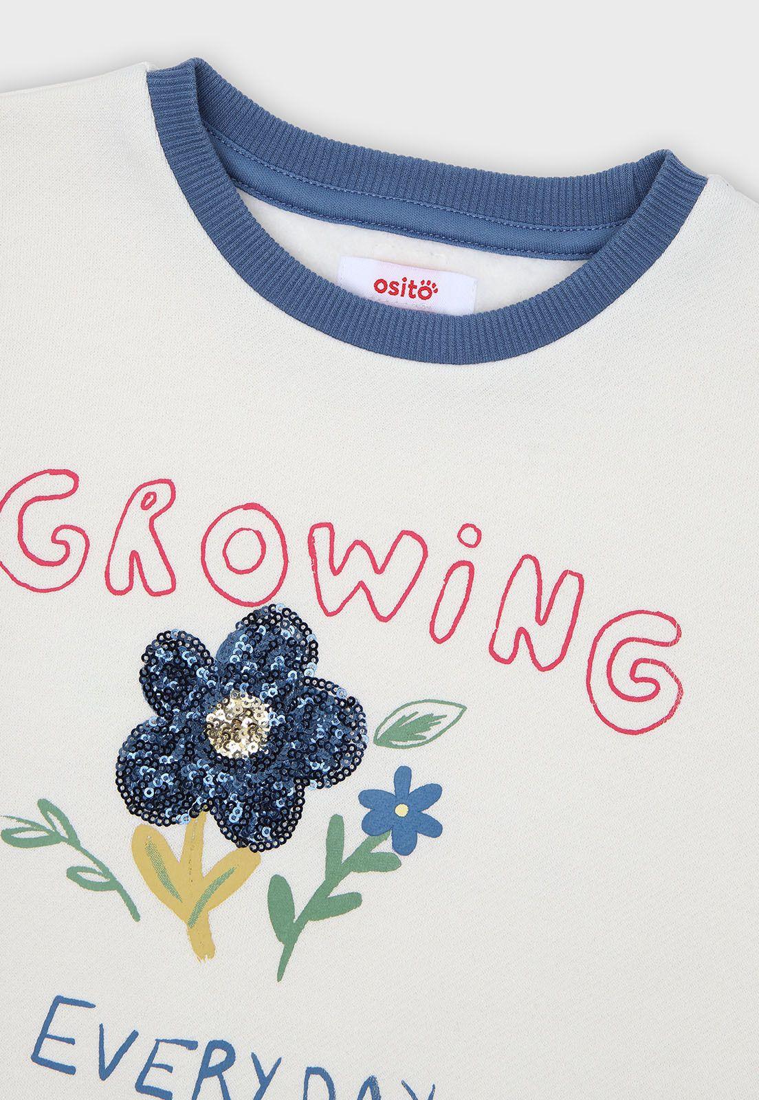 Poleron Niña Osito OPLAI14AZ-2