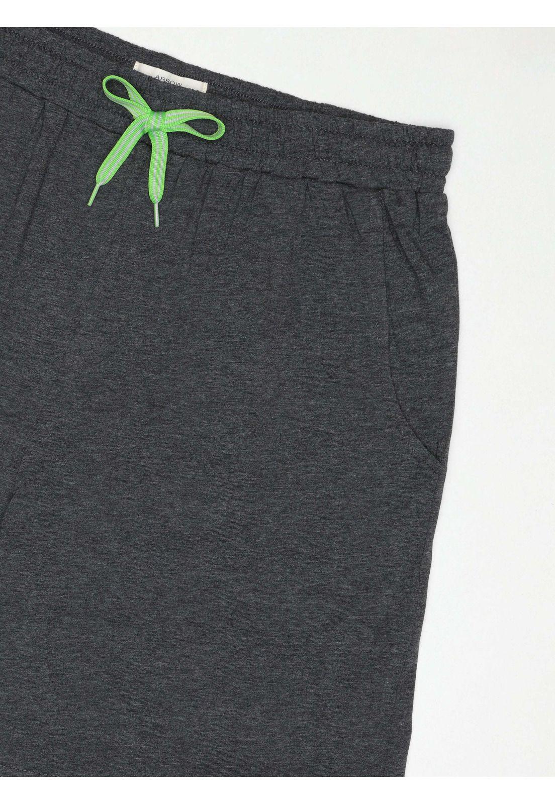 Pijama Corto Cuello Redondo Regular Fit Carbón Arrow P1V3411CB-3