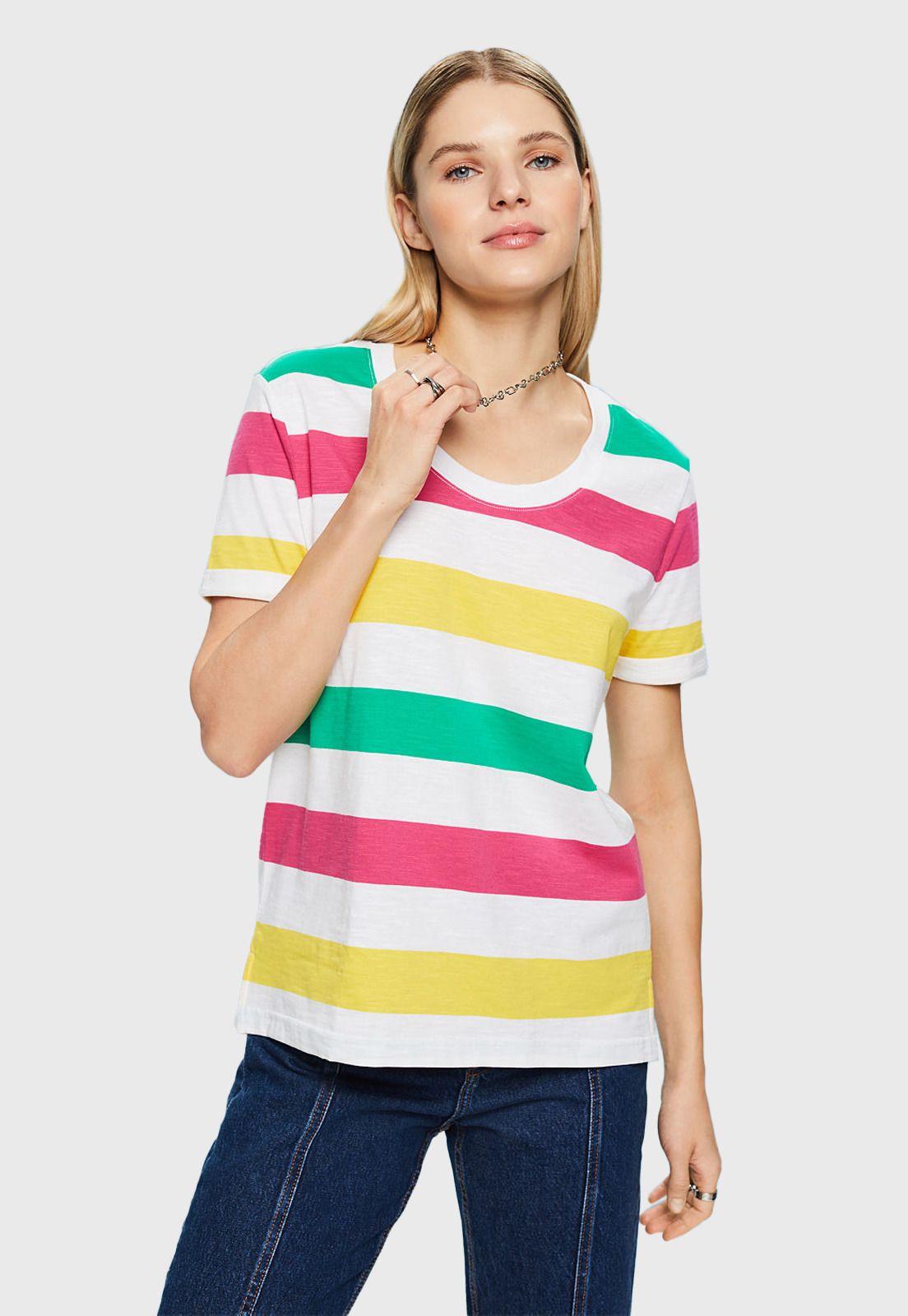 Polera Diseño Rayas Mujer Esprit 994EE1K309-4