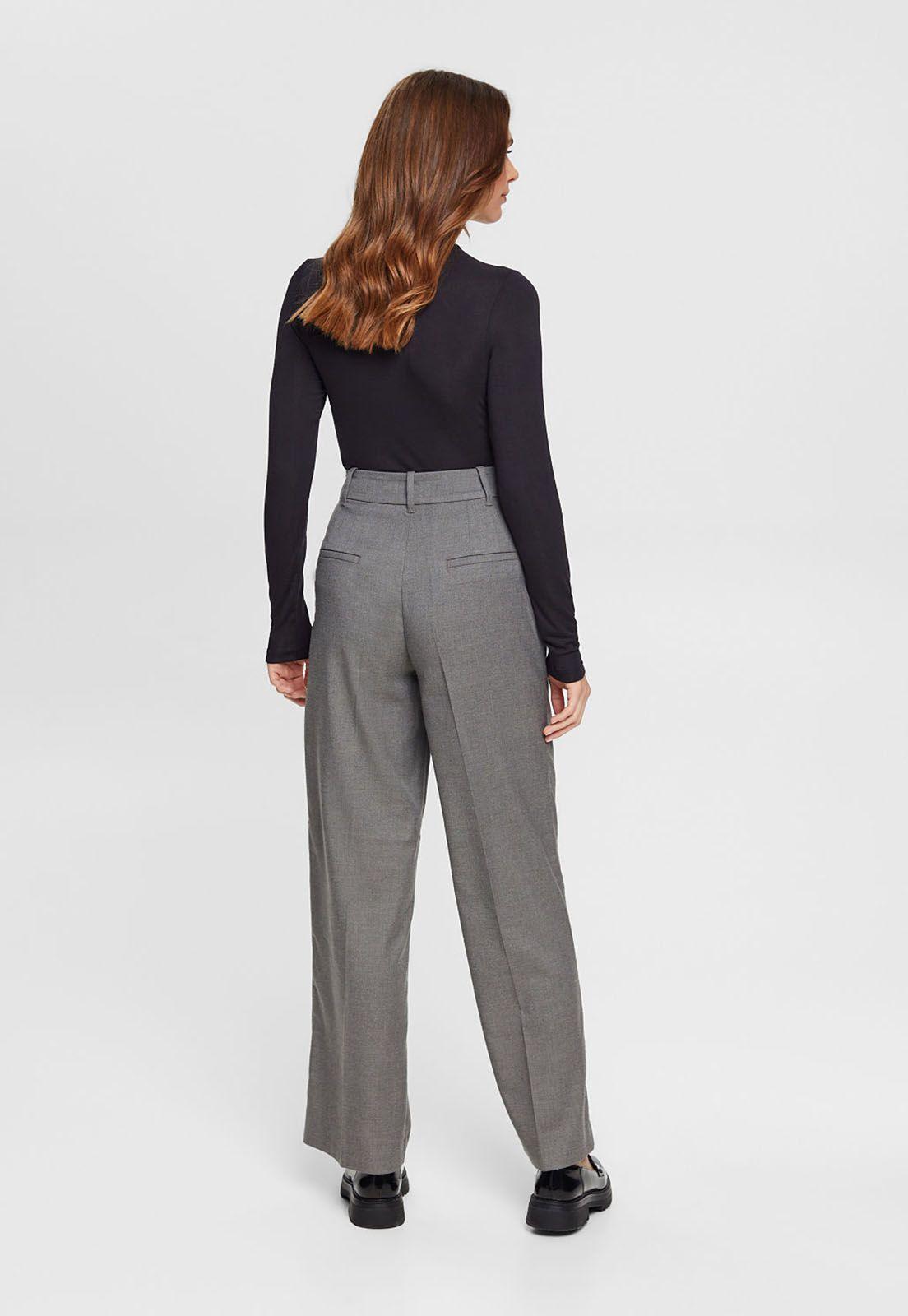 Pantalón De Cintura Alta Mujer Esprit-1