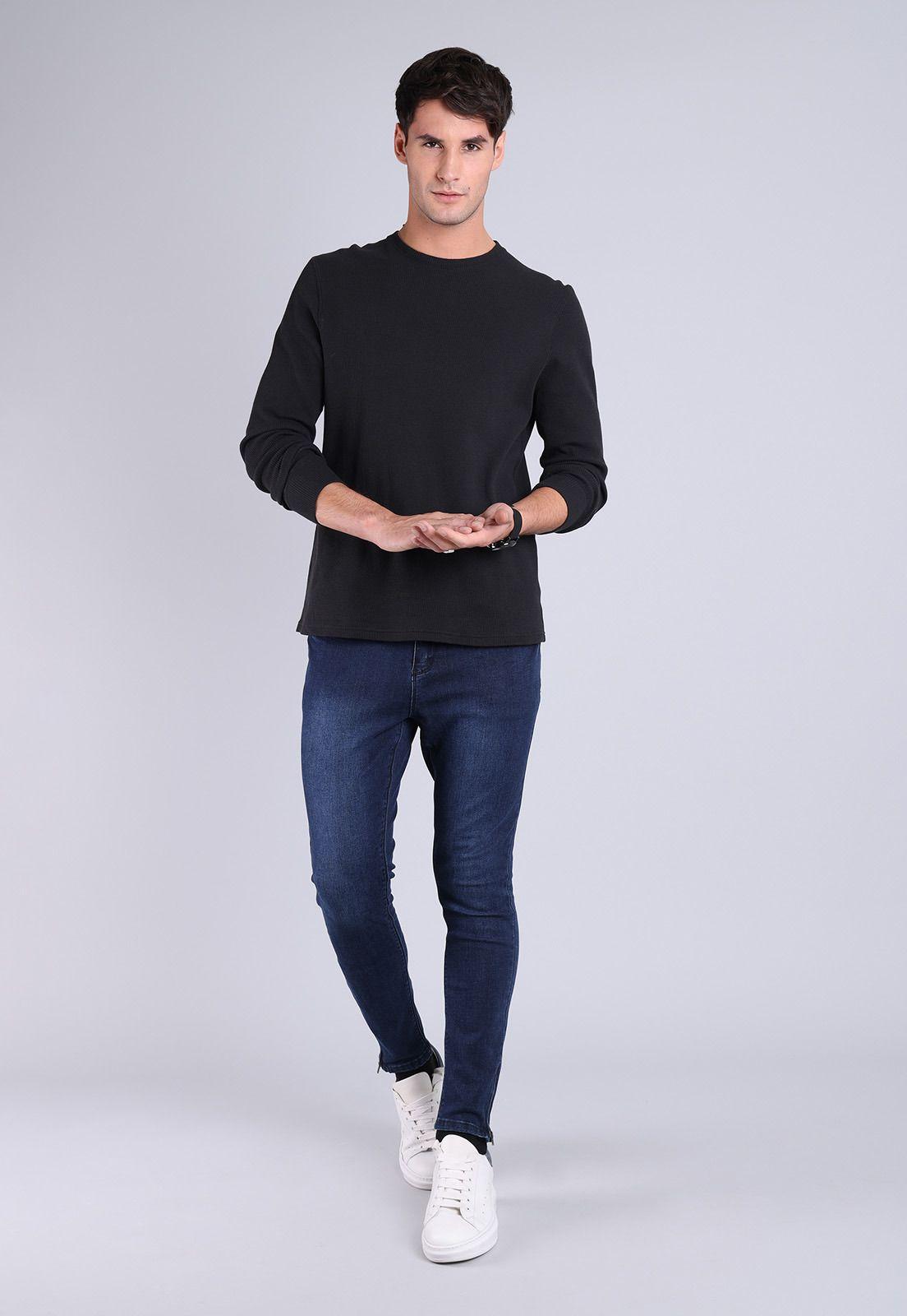 Polera Manga Larga Hombre Soviet AISHK06NE-3