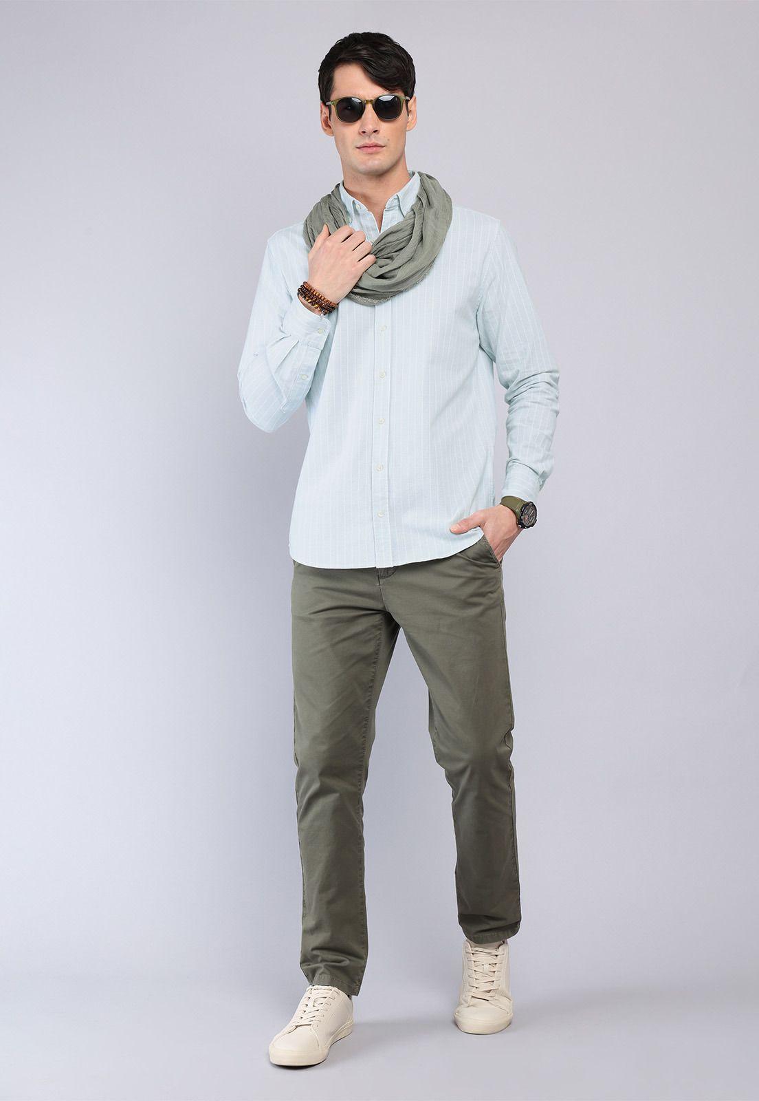 Camisa Oxford Spandex Arrow CM32003VE-3