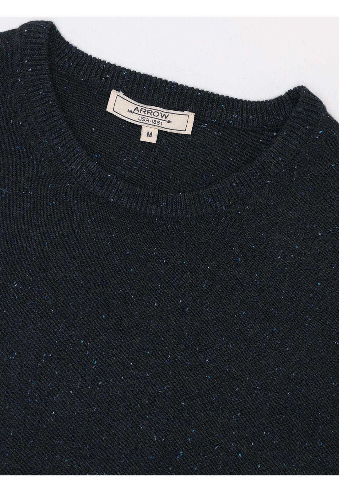 Sweater Cuello Redondo Regular Fit Azul Arrow SW33090AZ-4