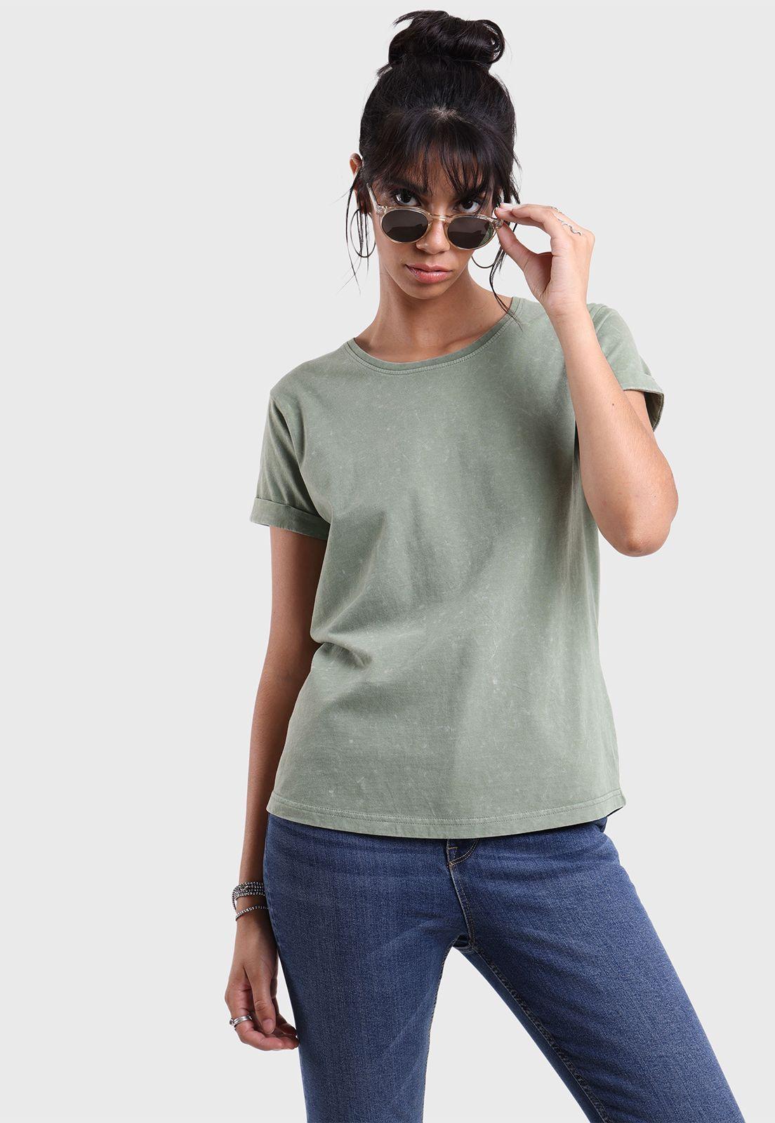 Polera Manga Corta Mujer Soviet-1