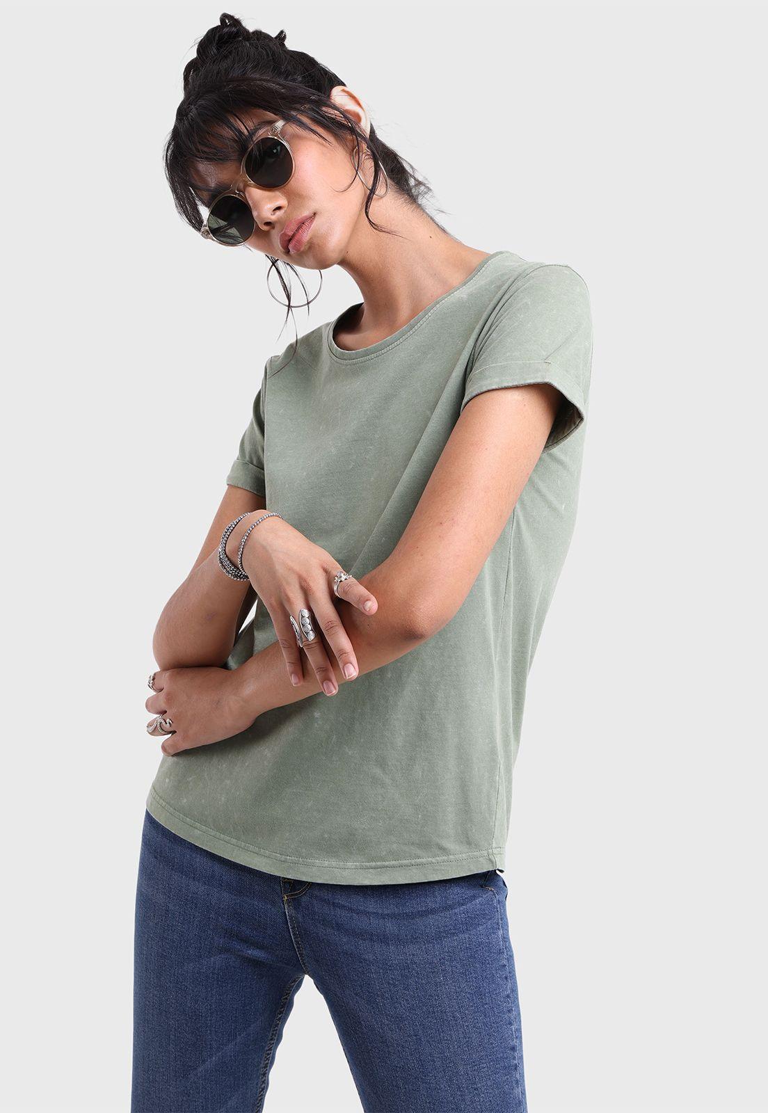 Polera Manga Corta Mujer Soviet-0