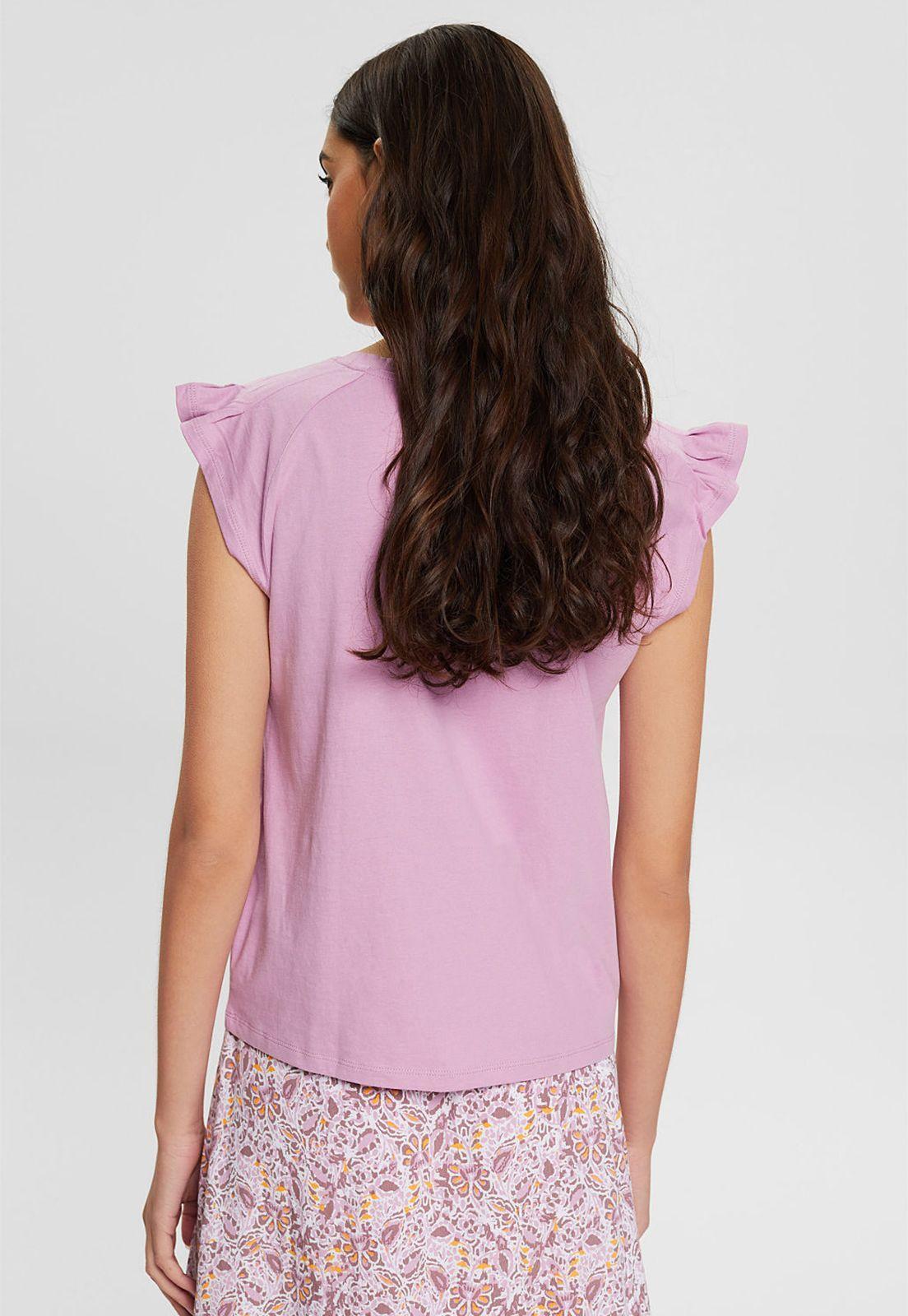 Polera Con Costuras Decorativas Esprit-1