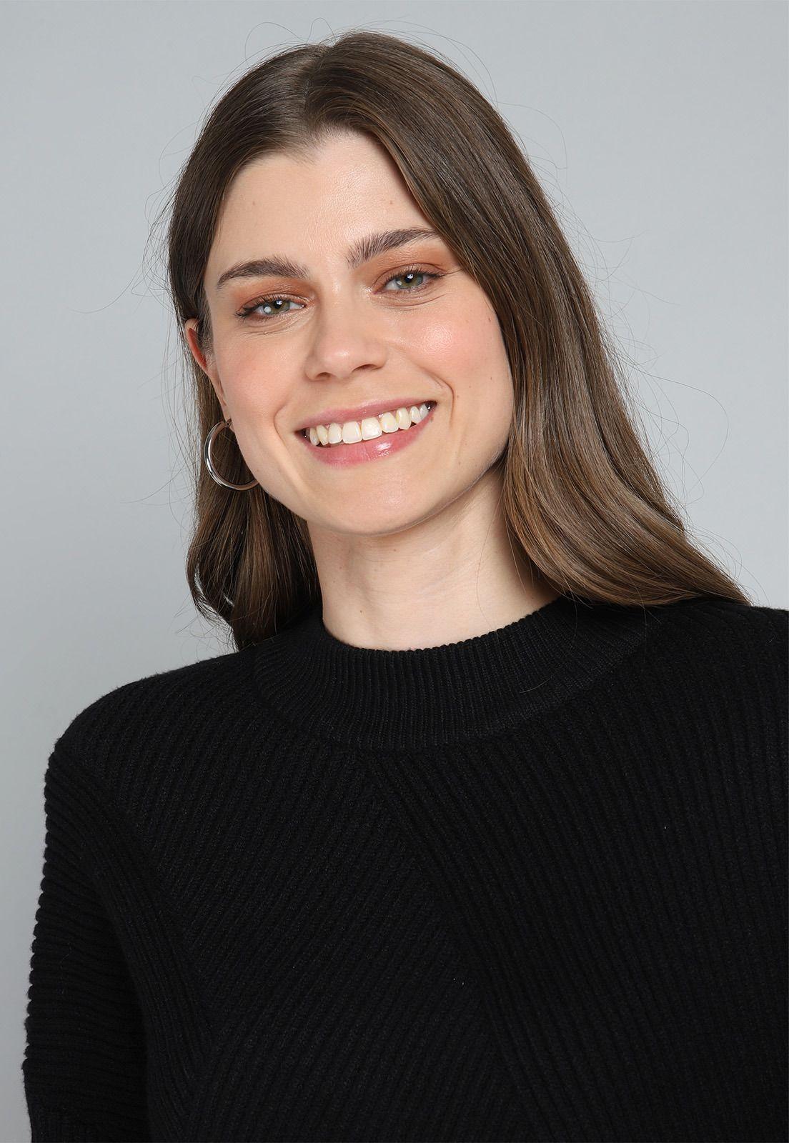 Sweater Multipunto Cuello Cisne Mujer Esprit M008925-2