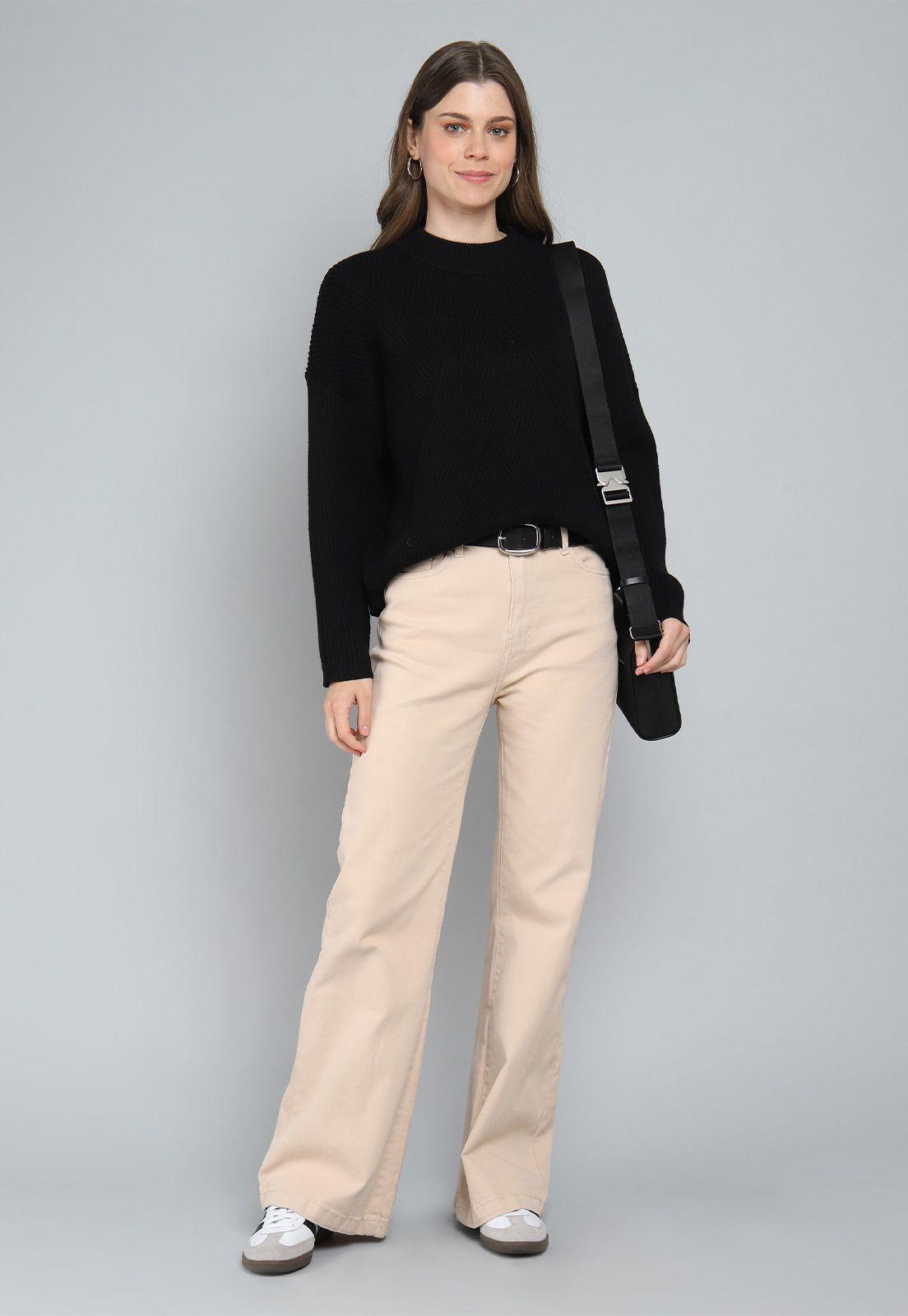 Sweater Multipunto Cuello Cisne Mujer Esprit M008925-3