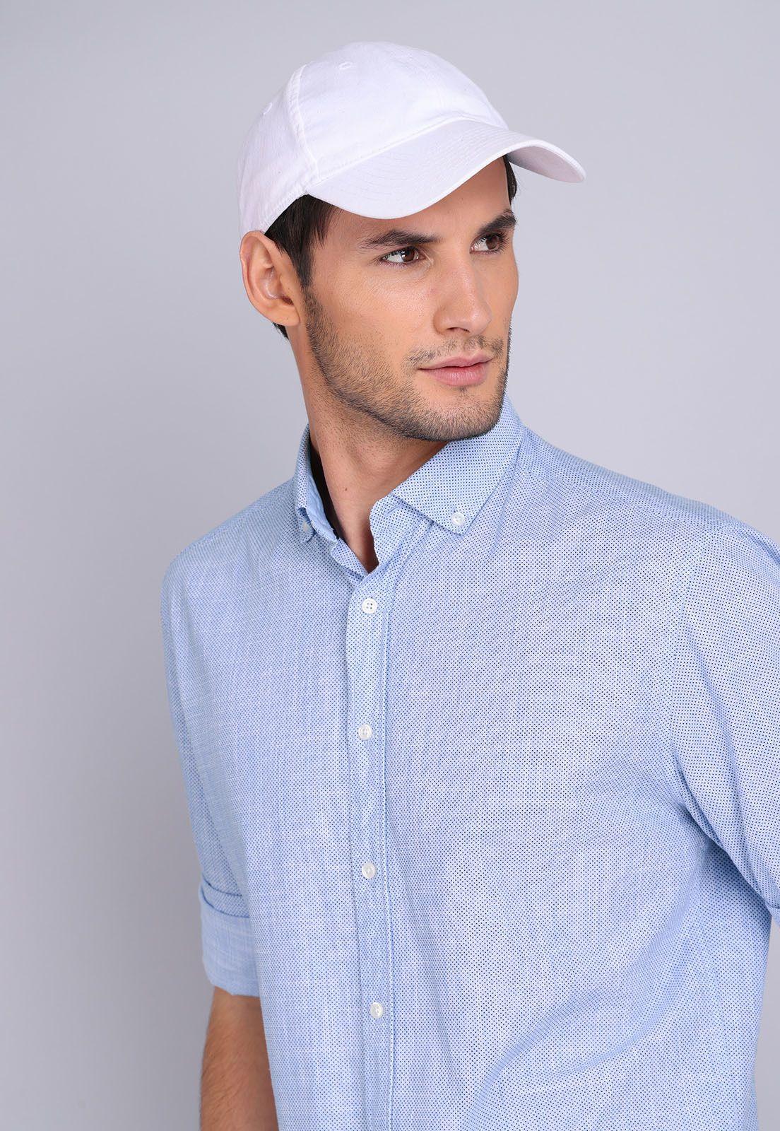 Camisa Fantasia Print Manga Larga Arrow-1