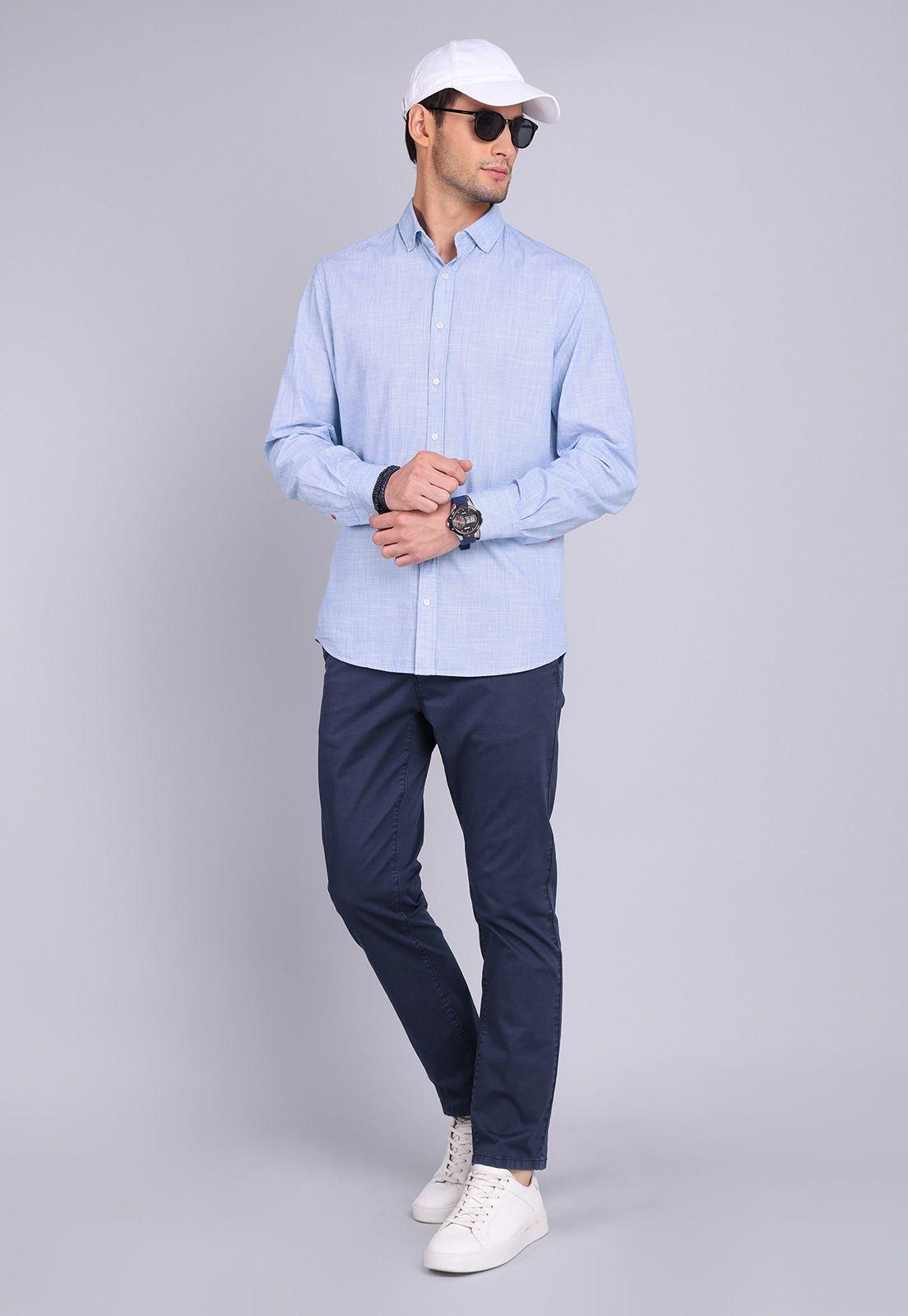 Camisa Fantasia Print Manga Larga Arrow-2