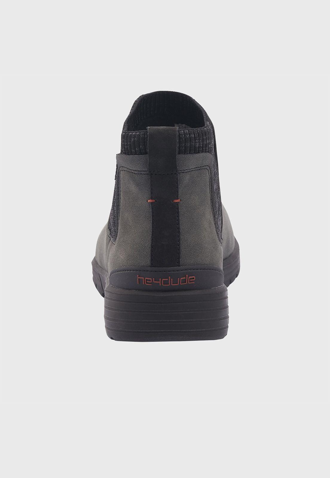 Botin Scott Grip Total Black Heydude-4