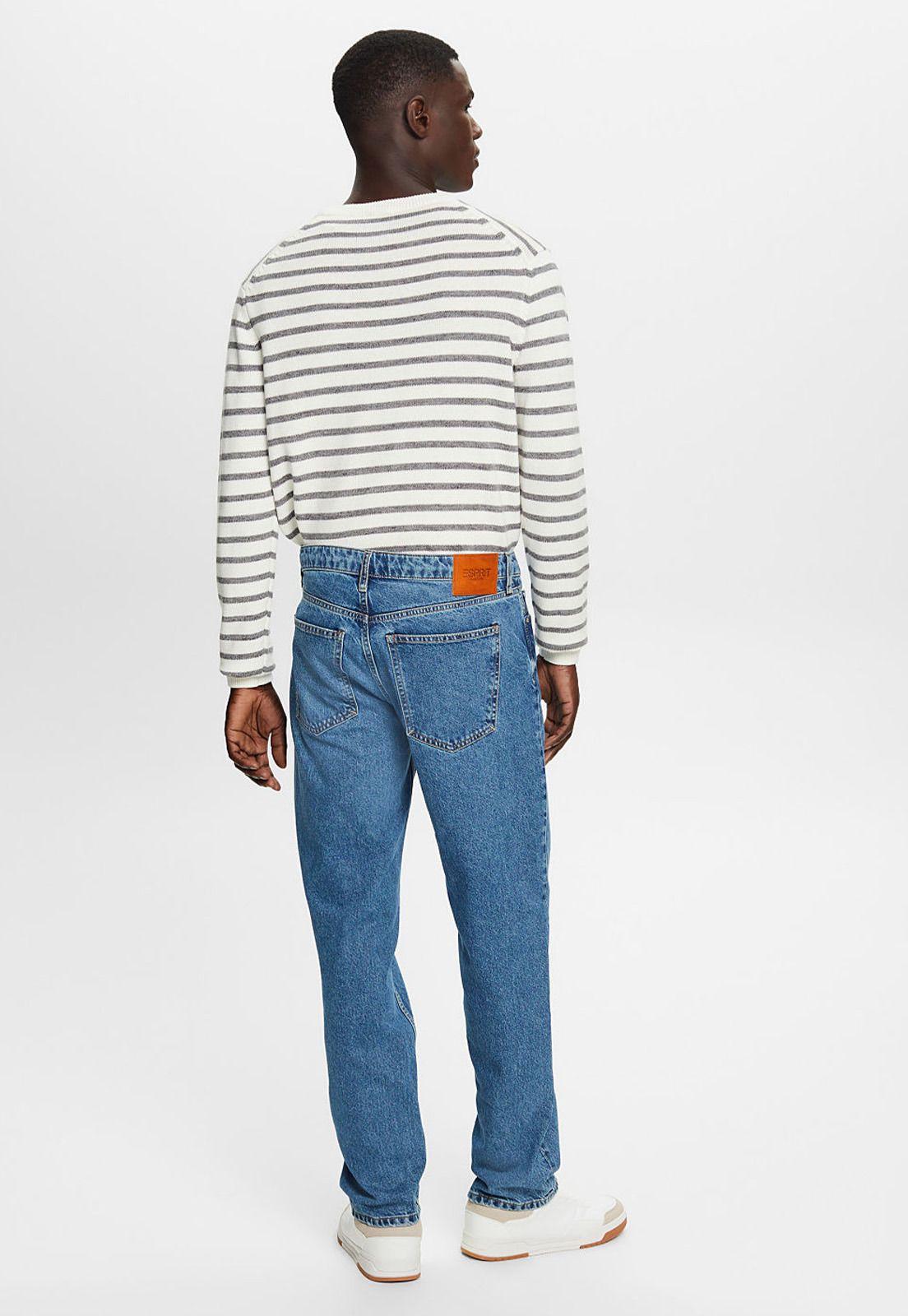Jeans tiro medio corte recto estilo retro Hombre Esprit-1