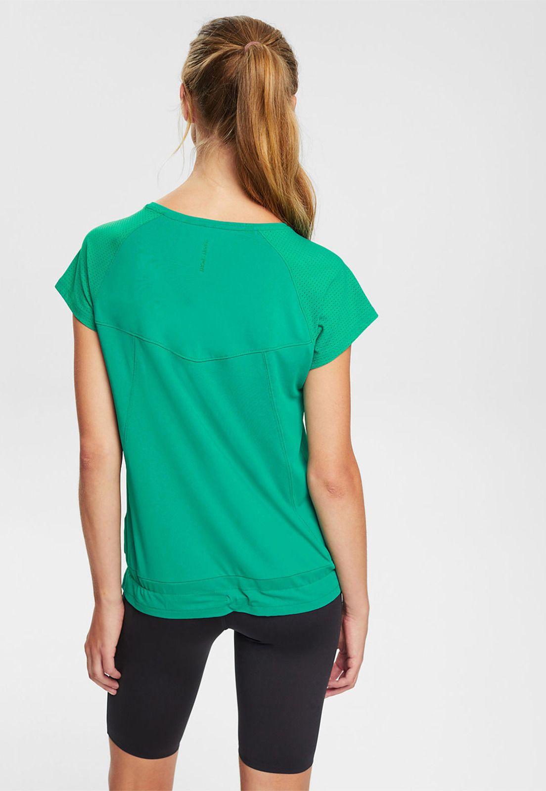 Polera Manga Corta Con Cordón Ajustable Mujer Esprit-1