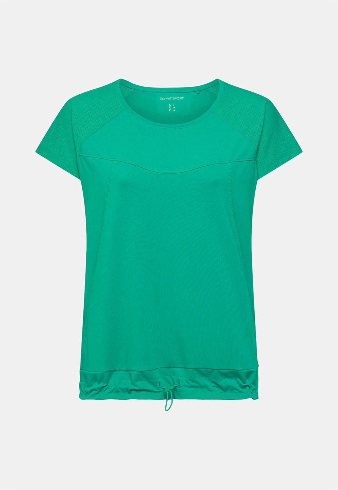Polera Manga Corta Con Cordón Ajustable Mujer Esprit-3