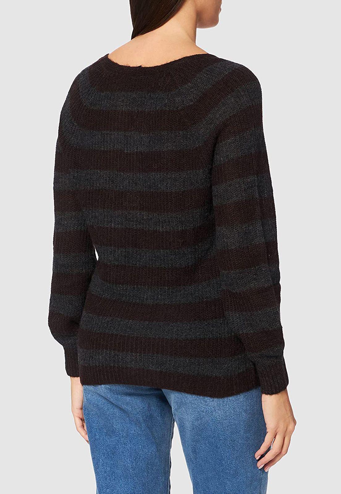 Sweater Con Cuello V Esprit Gris claro-1