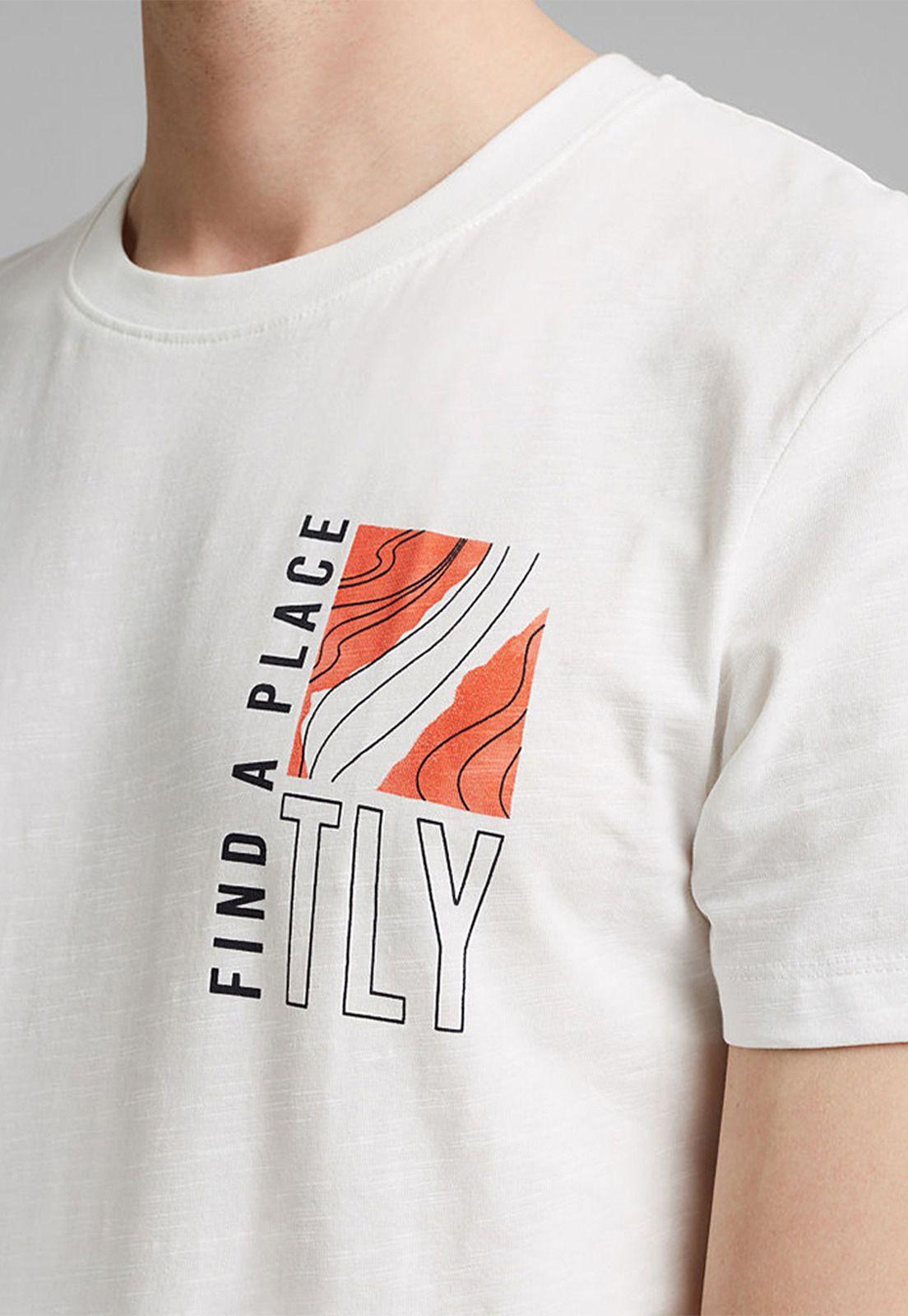 Polera Hombre Manga Corta Con Estampado Esprit-2