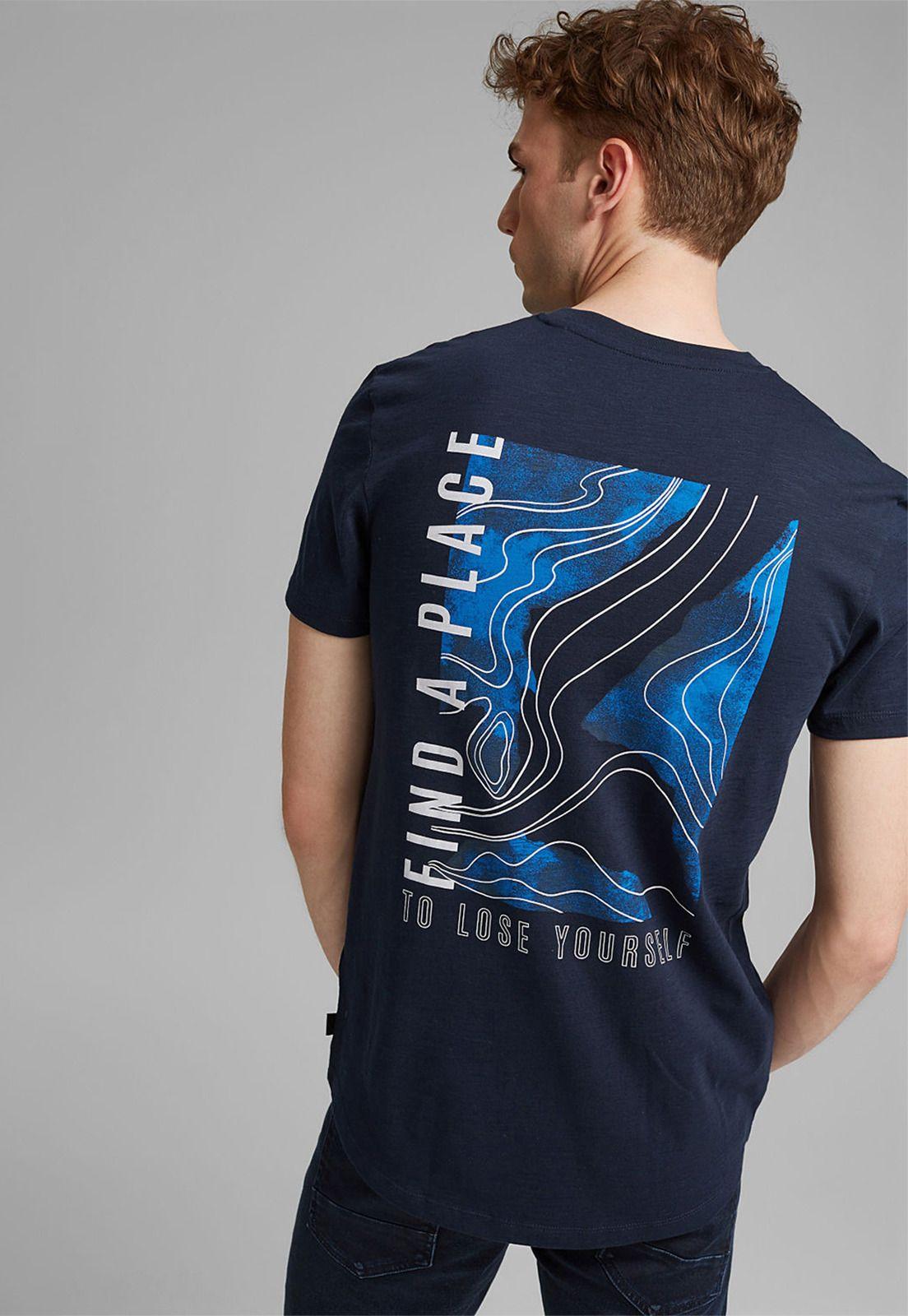 Polera Hombre Manga Corta Con Estampado Esprit-5