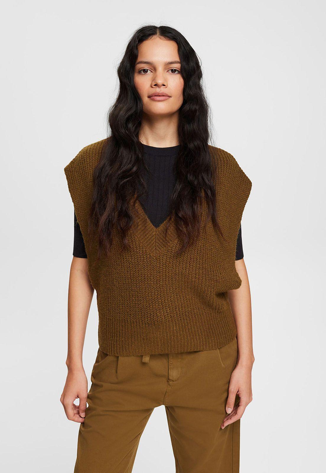 Sweater Sin Mangas Mujer Esprit-0