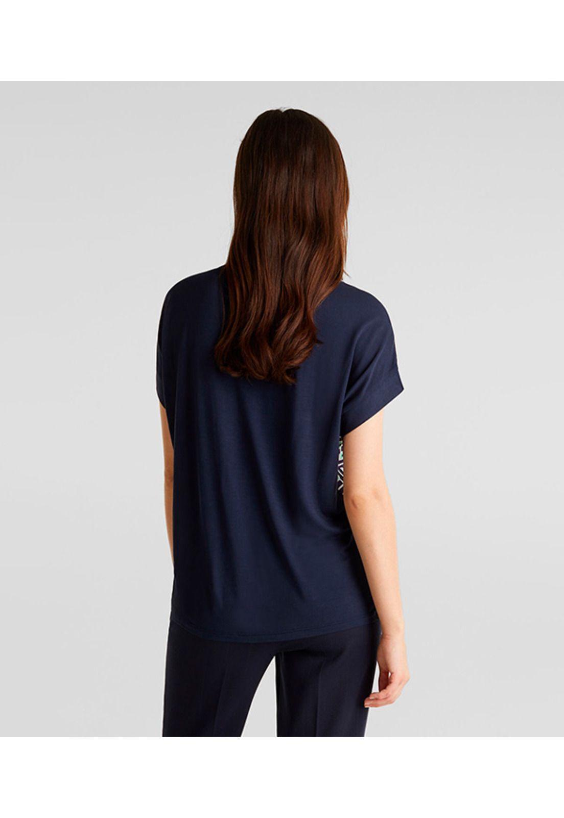 Polera ablusada estampada-1