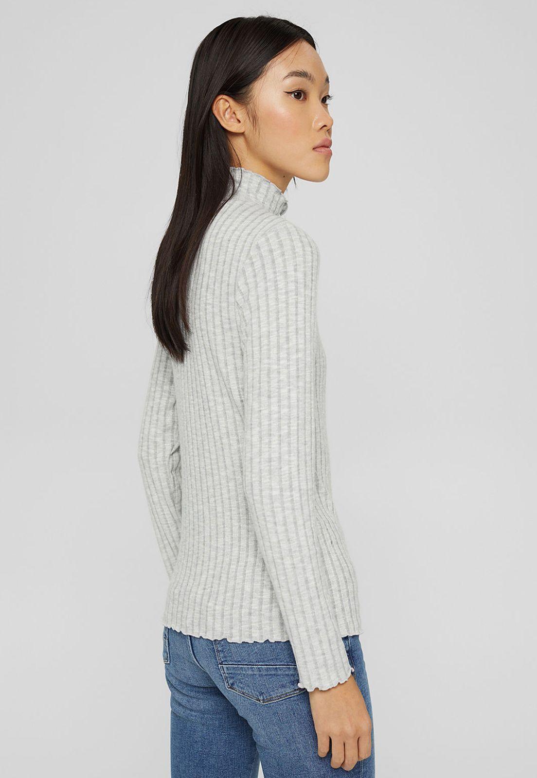 Polera Mujer Manga Larga Lisa Esprit-1