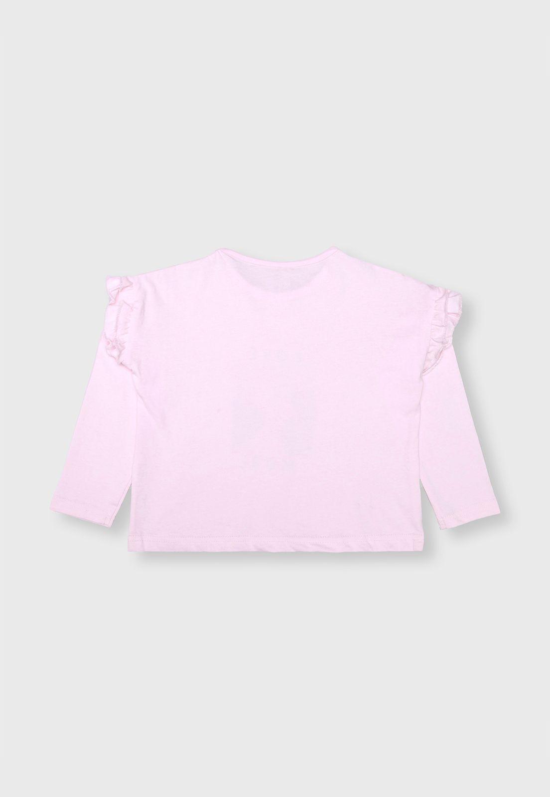Polera Con Estampado Niña Osito-1