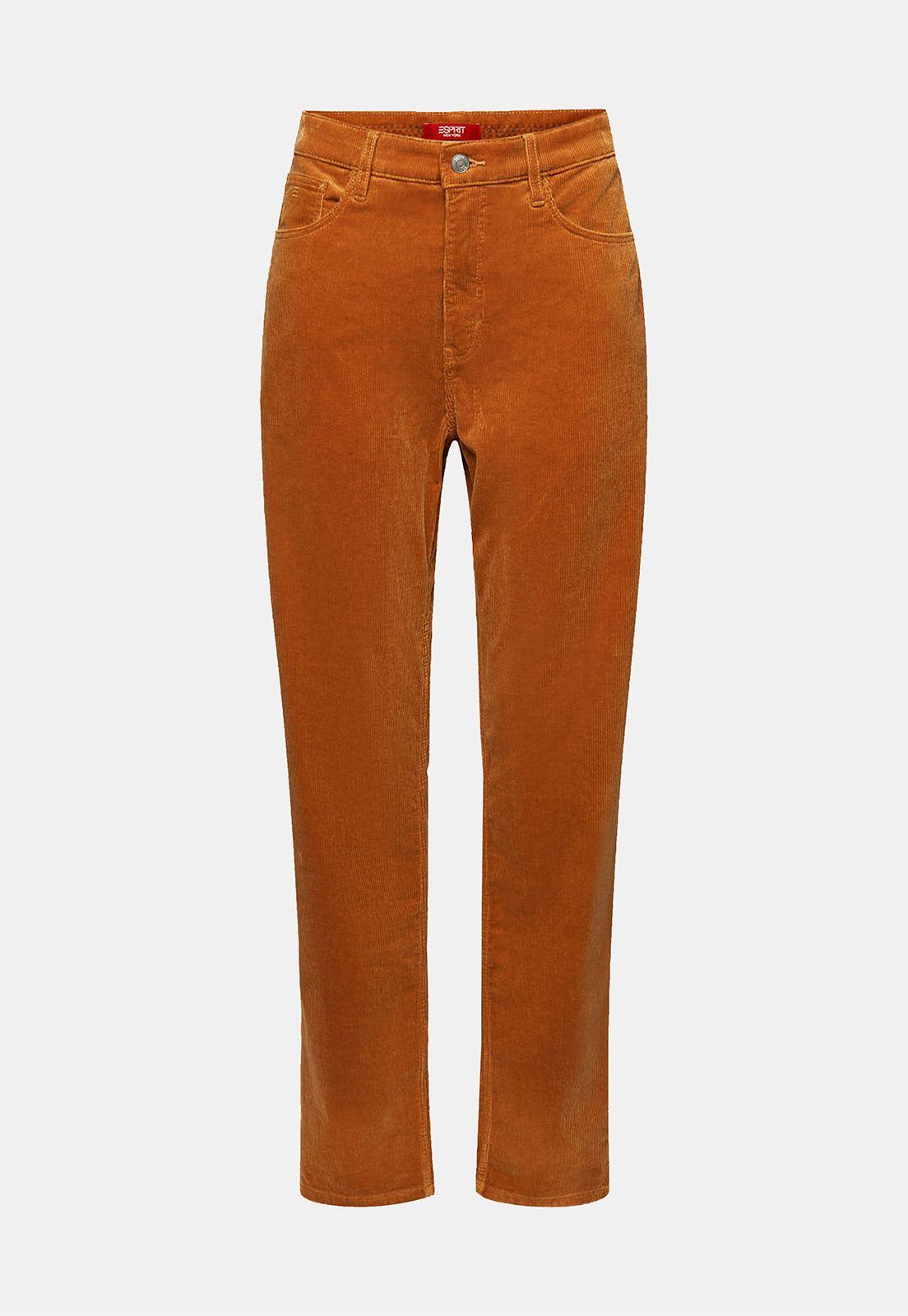 Pantalón De Pana De Tiro Alto Mujer Esprit-4