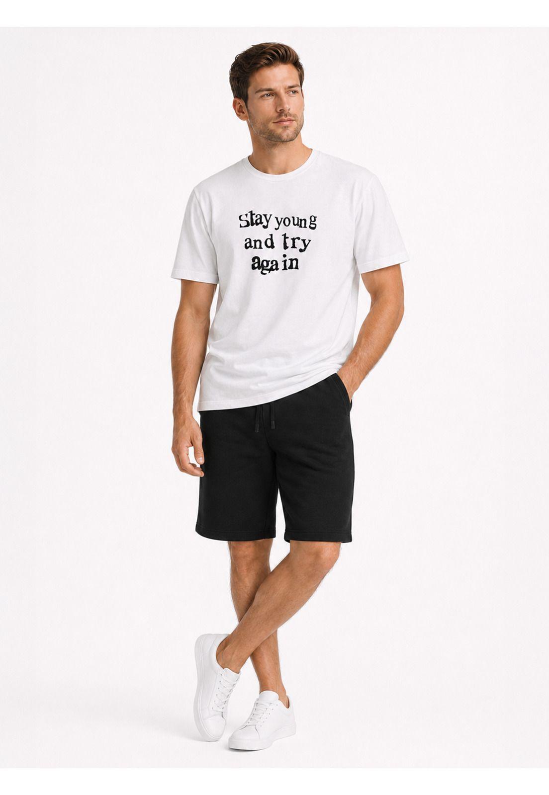 Bermuda Spandex Regular Fit Negro Arrow BE34024NE-3