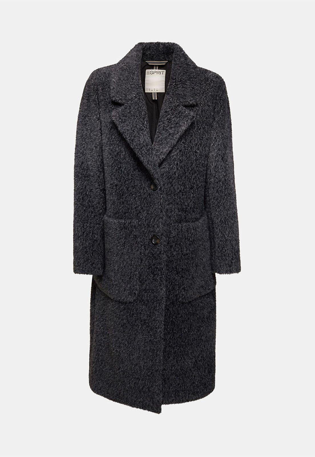 Abrigo Largo Mujer Con Botones  Esprit-3