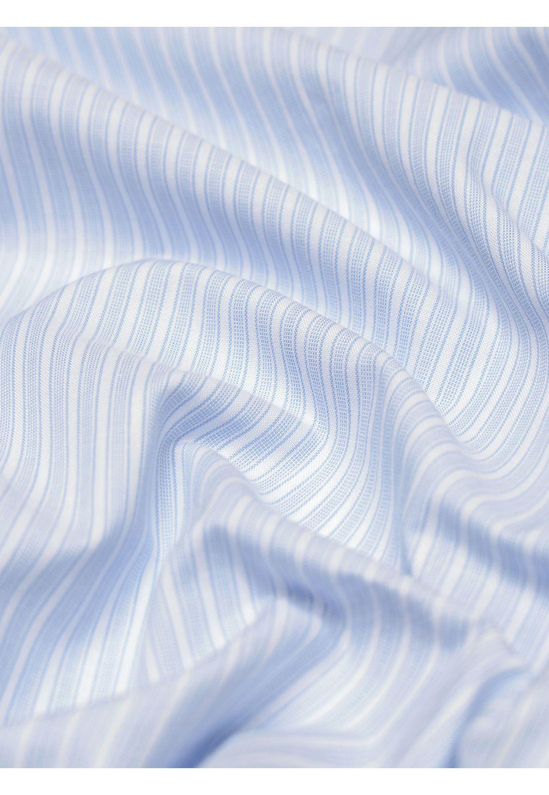 Camisa A Rayas Regular Fit Celeste Piero Butti PBDVF17CE-5
