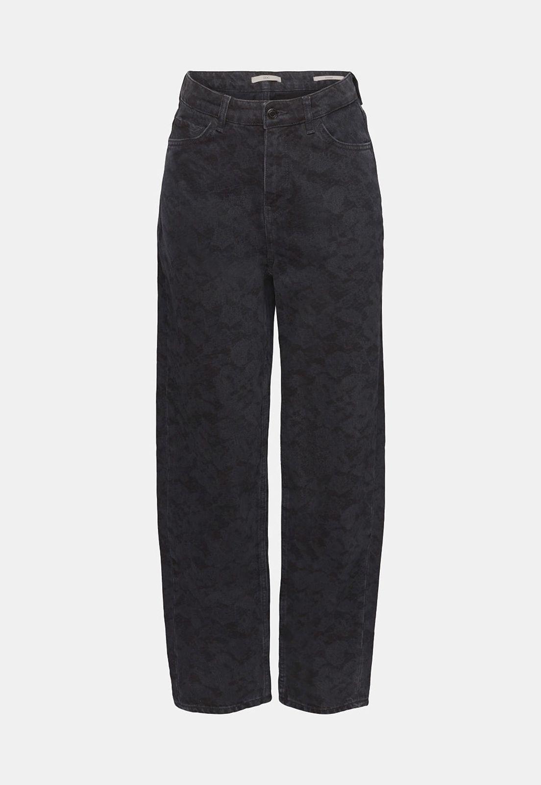 Jeans Estampados De Corte Banana Mujer Esprit-3