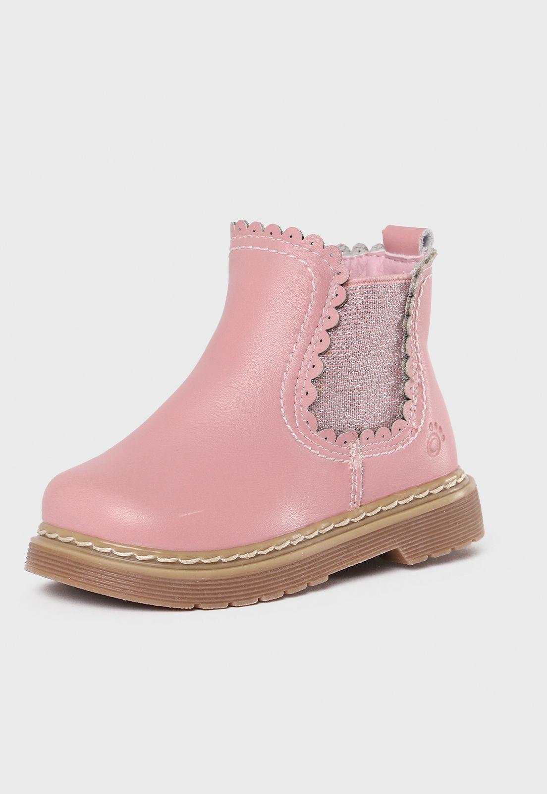 Bota Tipo Chelsea Niña Osito-1