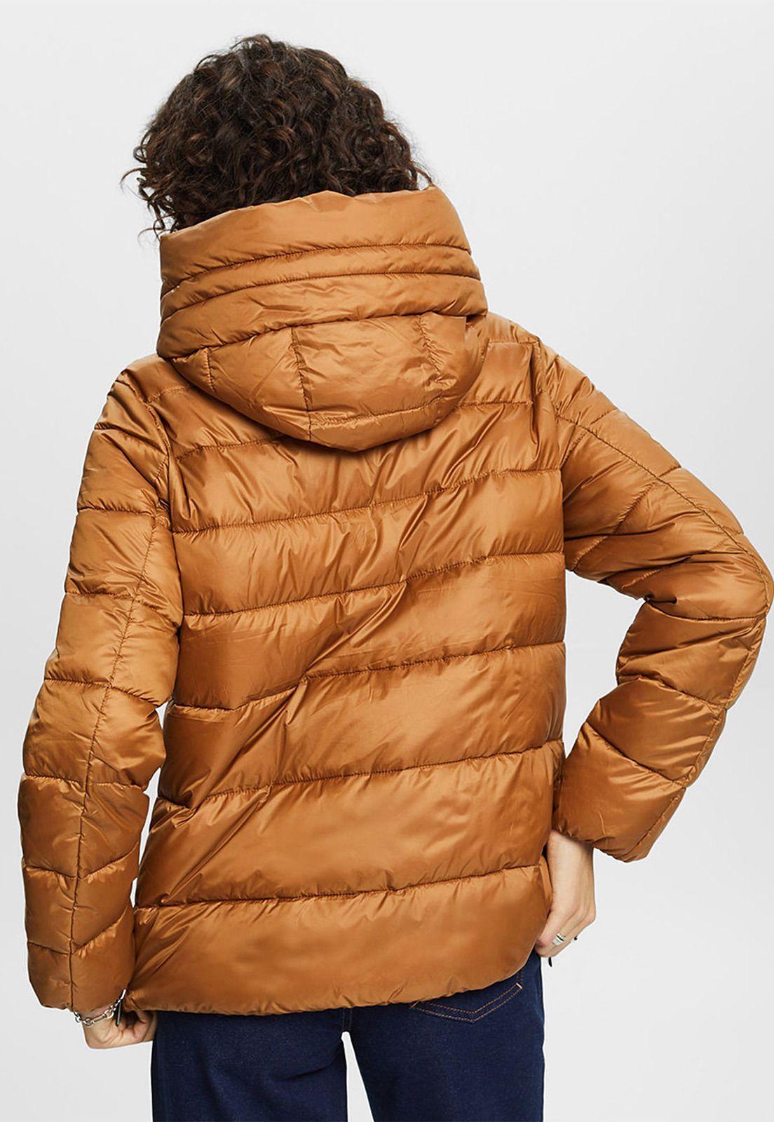 Chaqueta Acolchada Con Cuello Alto Mujer Esprit-4