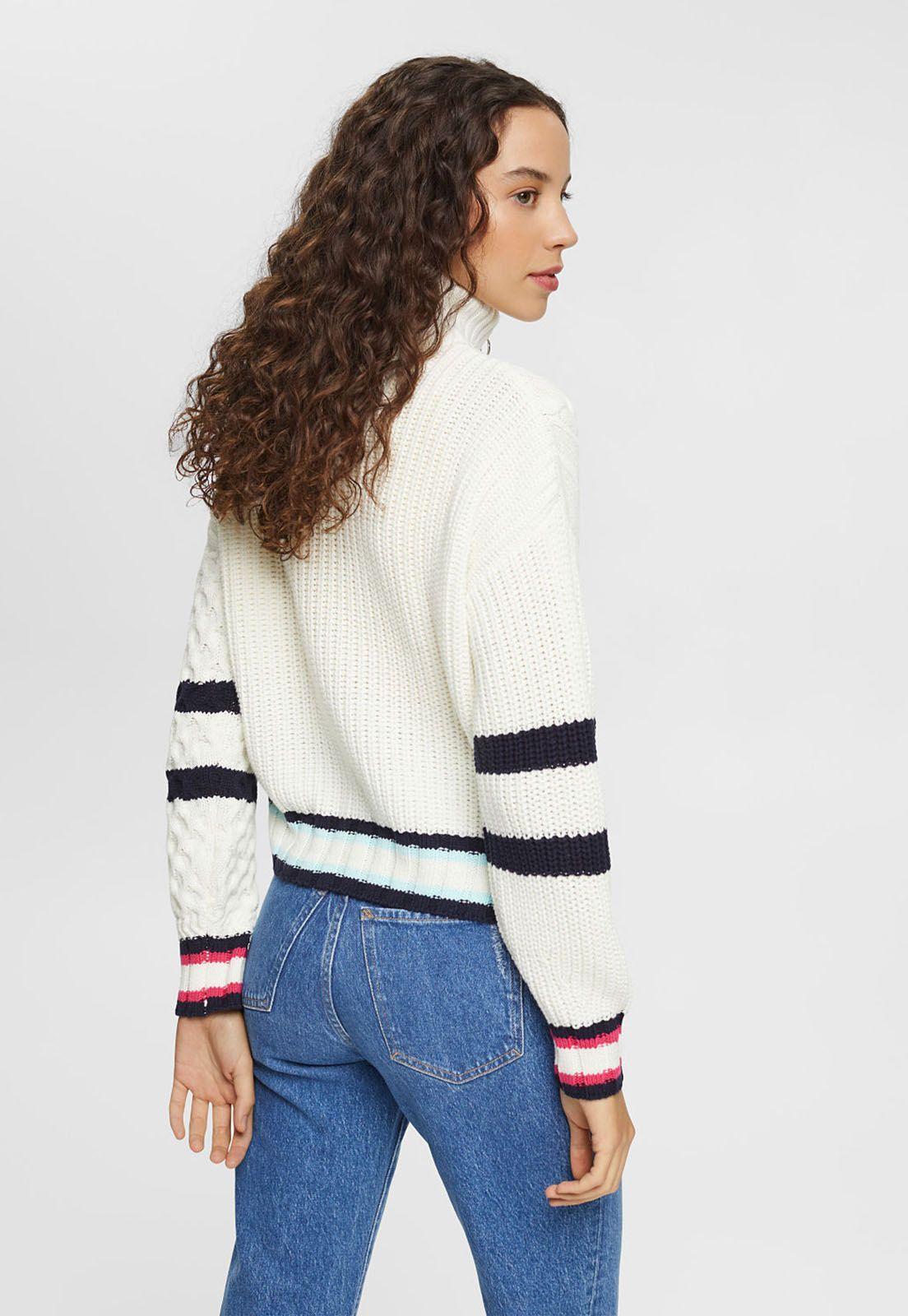 Cárdigan Con Cierre De Cremallera Mujer Esprit-1