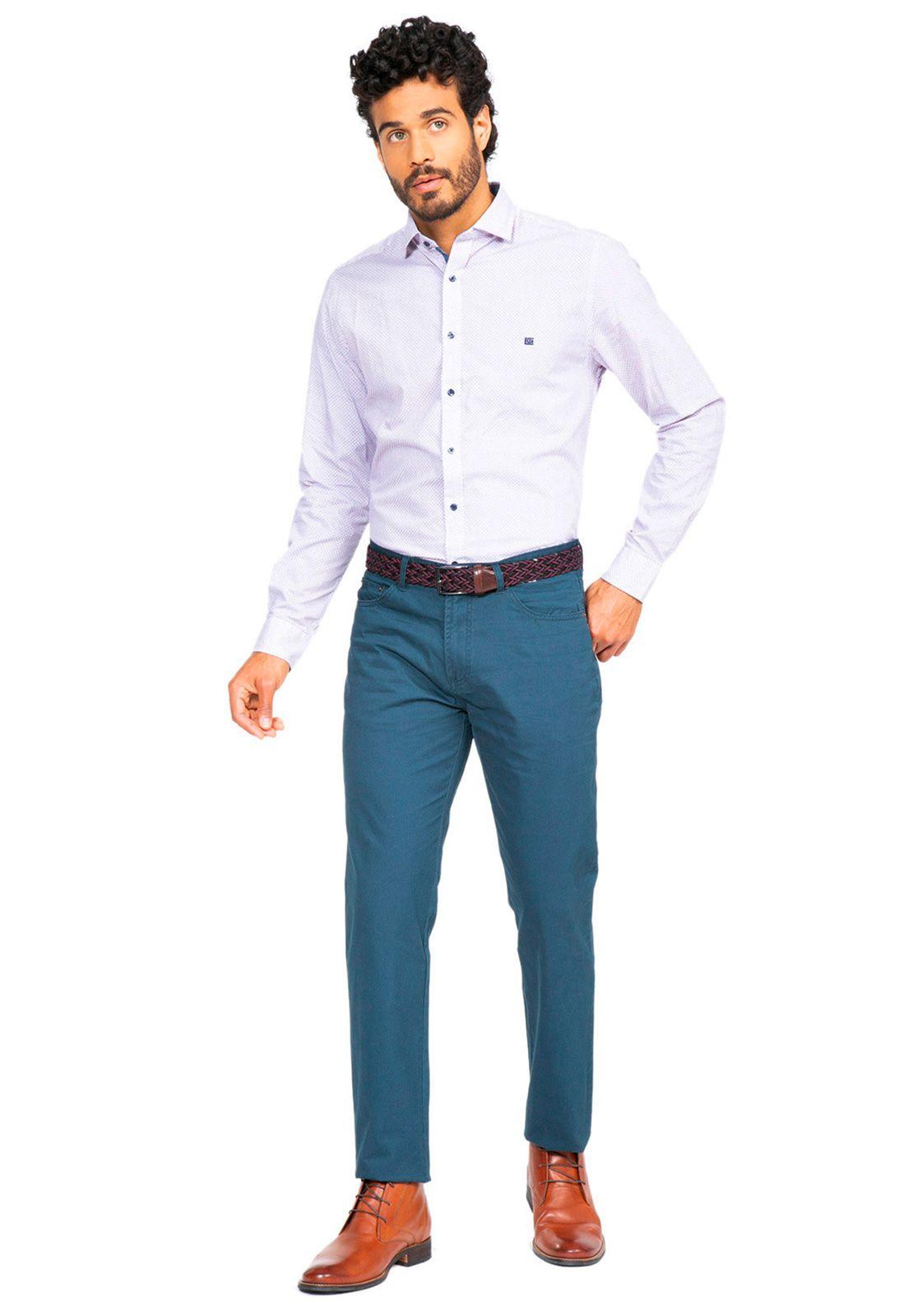 Camisa Sport Blanco Guy Laroche-4